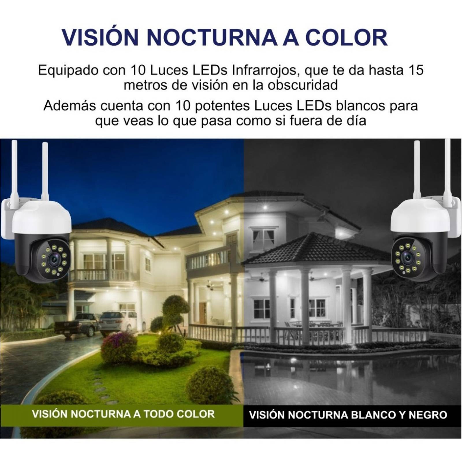 Camara Seguridad Exterior 5mp Ultrahd Alexa Google Home Tuya