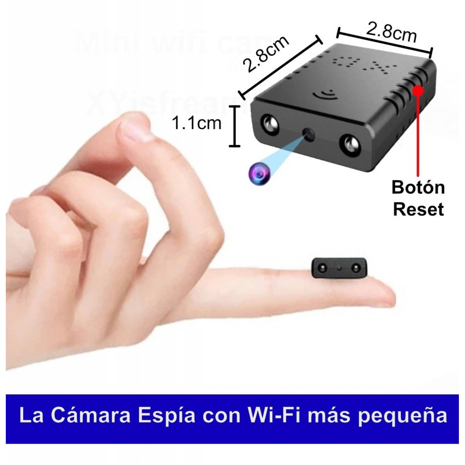 Micro Camara Espia Inalambrica Wifi Ful Hd 1080p Mini Oculta
