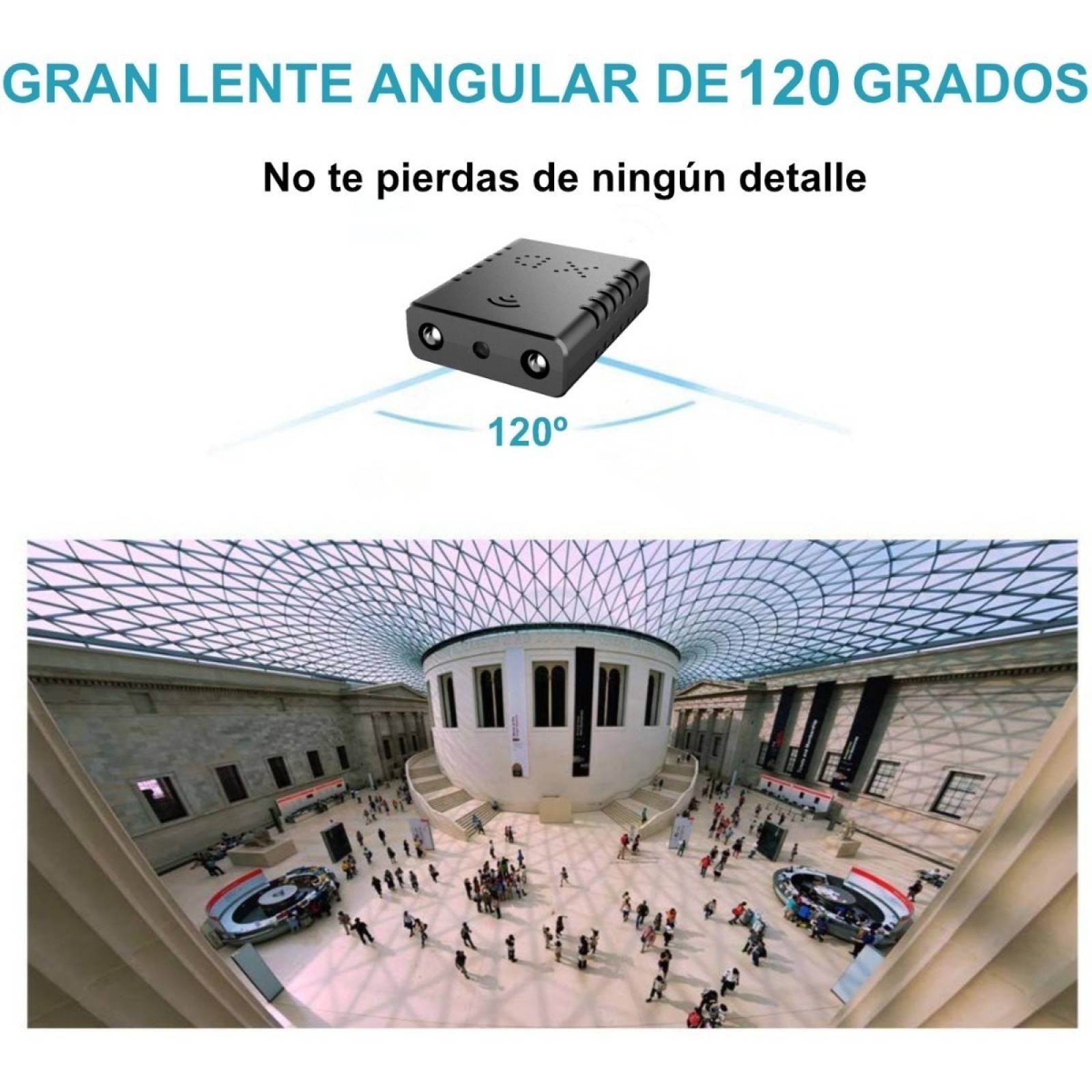 Micro Camara Espia Inalambrica Wifi Ful Hd 1080p Mini Oculta