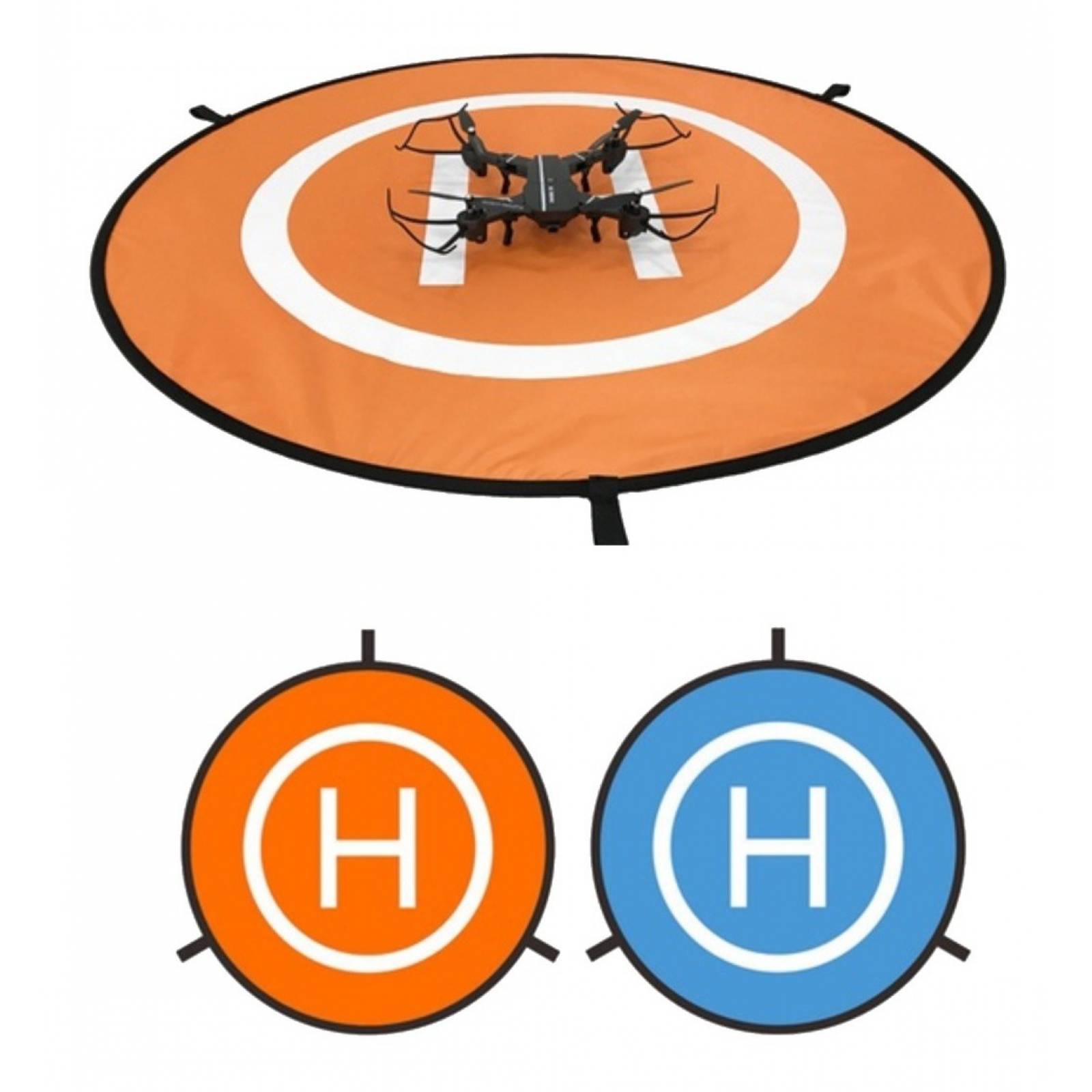 Drone Landing Pad Plegable Doble Vista Impermeable 75cm