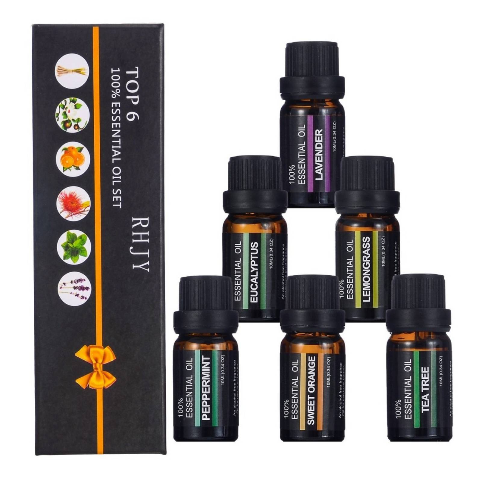 Difusor De Aromas Aromaterapia Wifi + 6 Aceites Esenciales