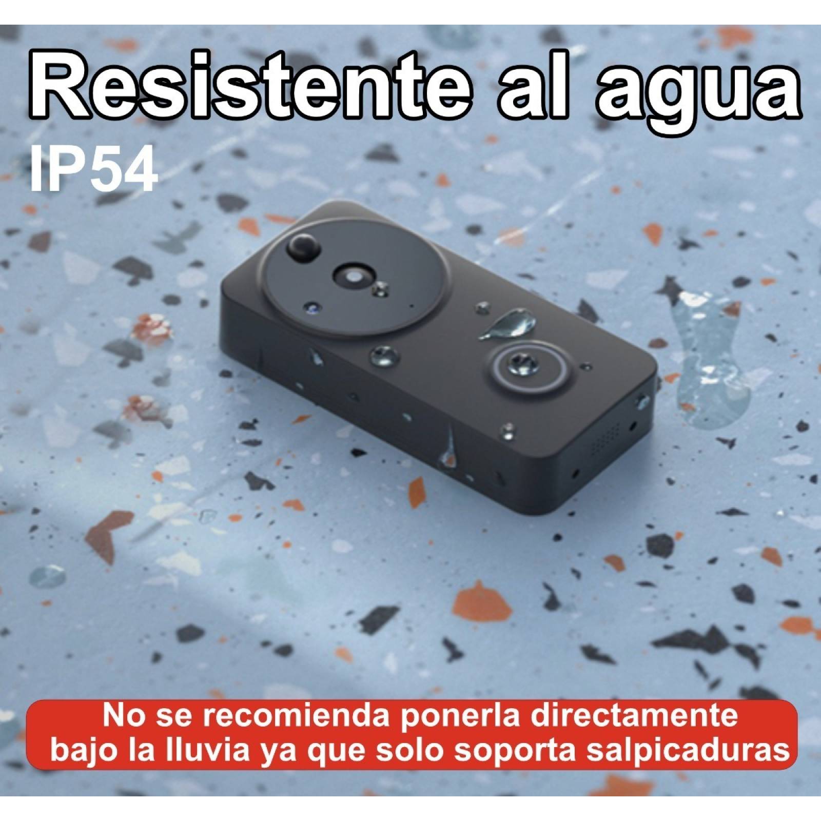 Video Portero Wifi 1080p Exterior Con Campana Alexa Google