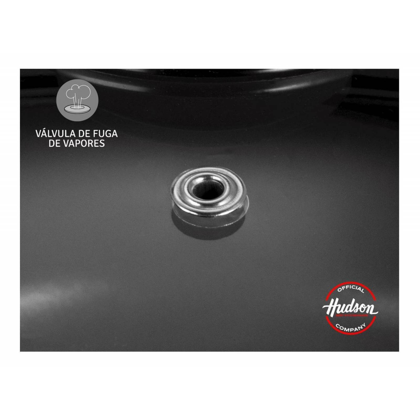 Juego De Ollas Hudson 4 Piezas 18 Y 22 Cm Aluminio Negro