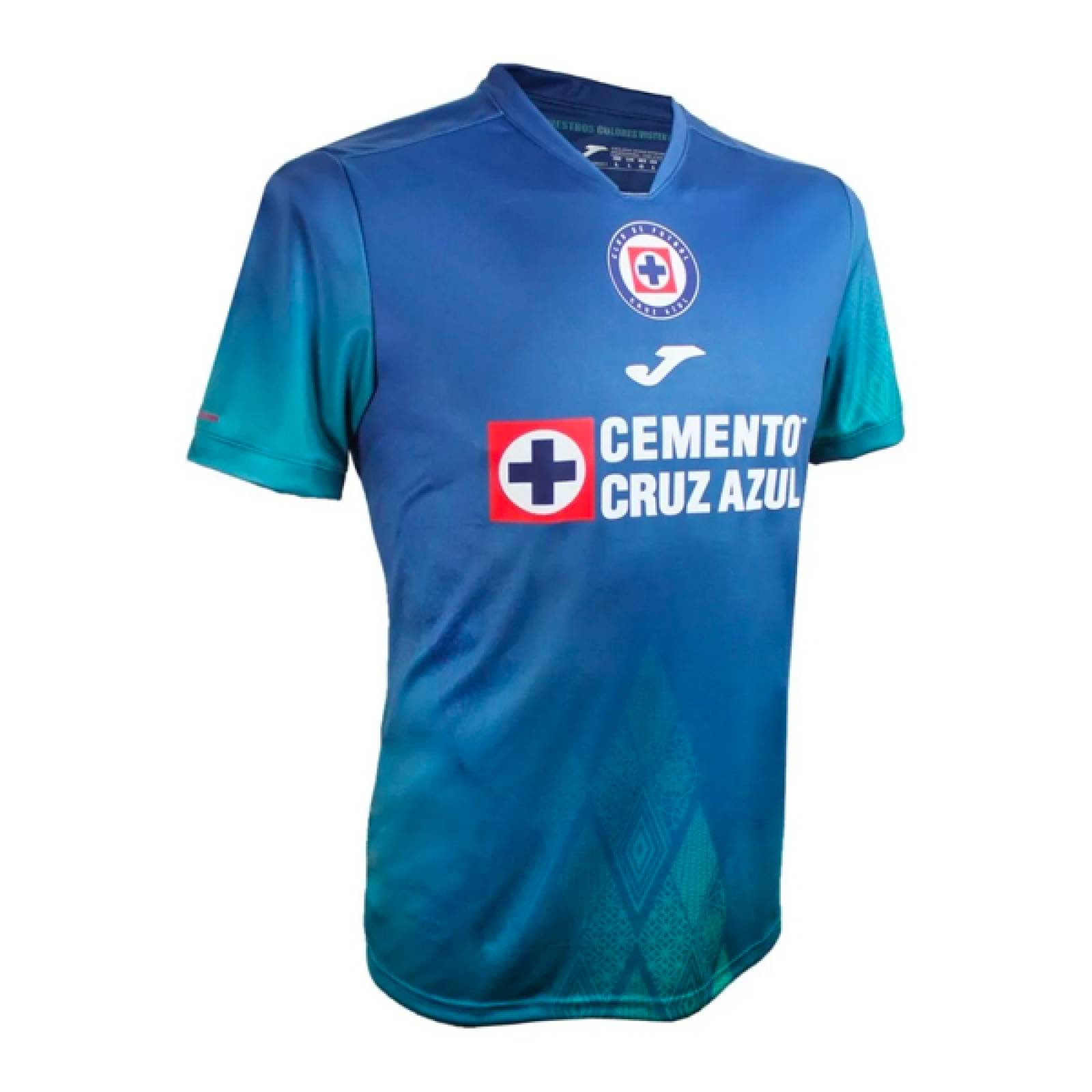 Playera Cruz Playeras Joma Azul 2021 2022 Playera Joma Cruz Azul