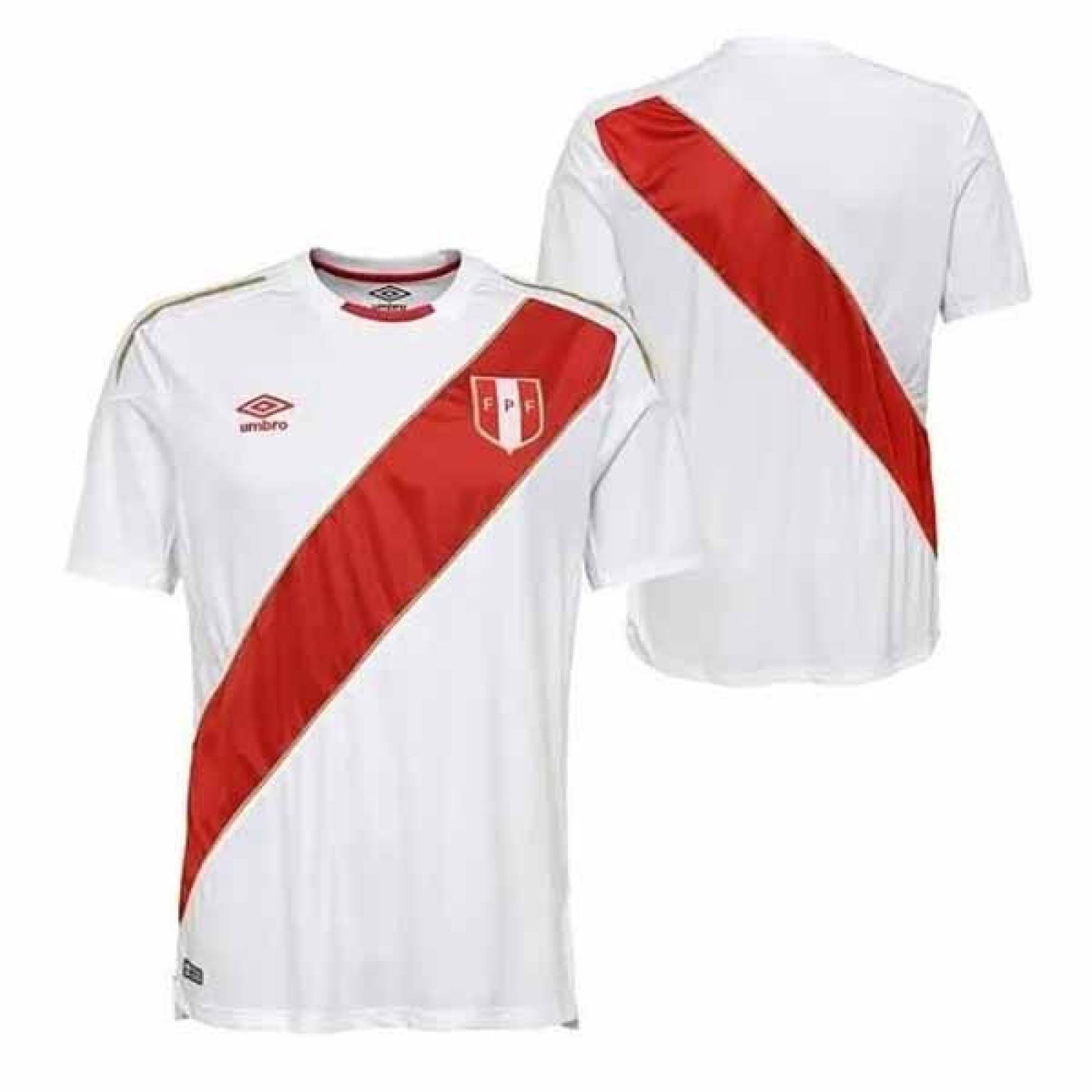 Jersey Umbro Selección Peru Hombre 2018 Mundial Rusia