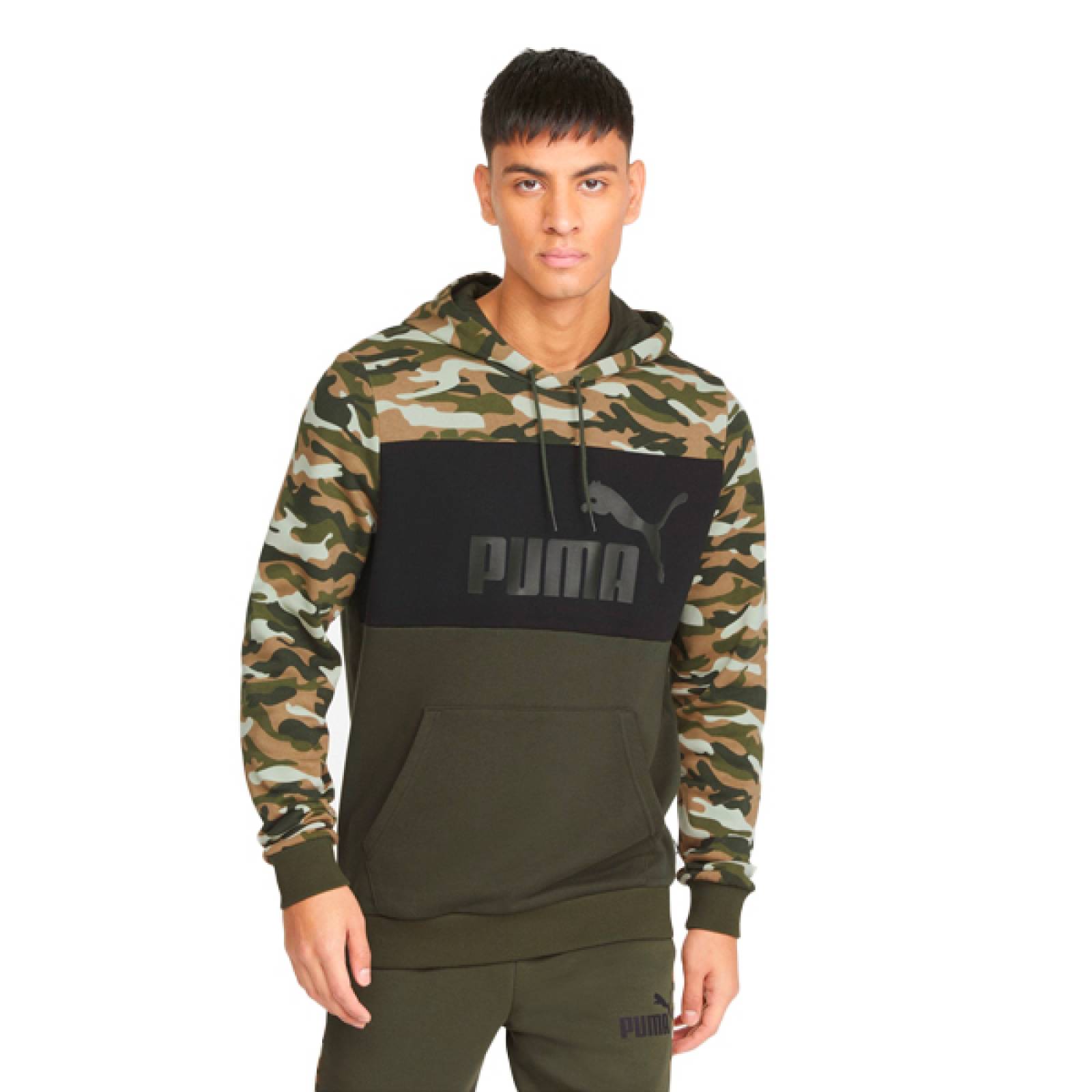 Sudadera Puma Caballero Essentials Camo Tr
