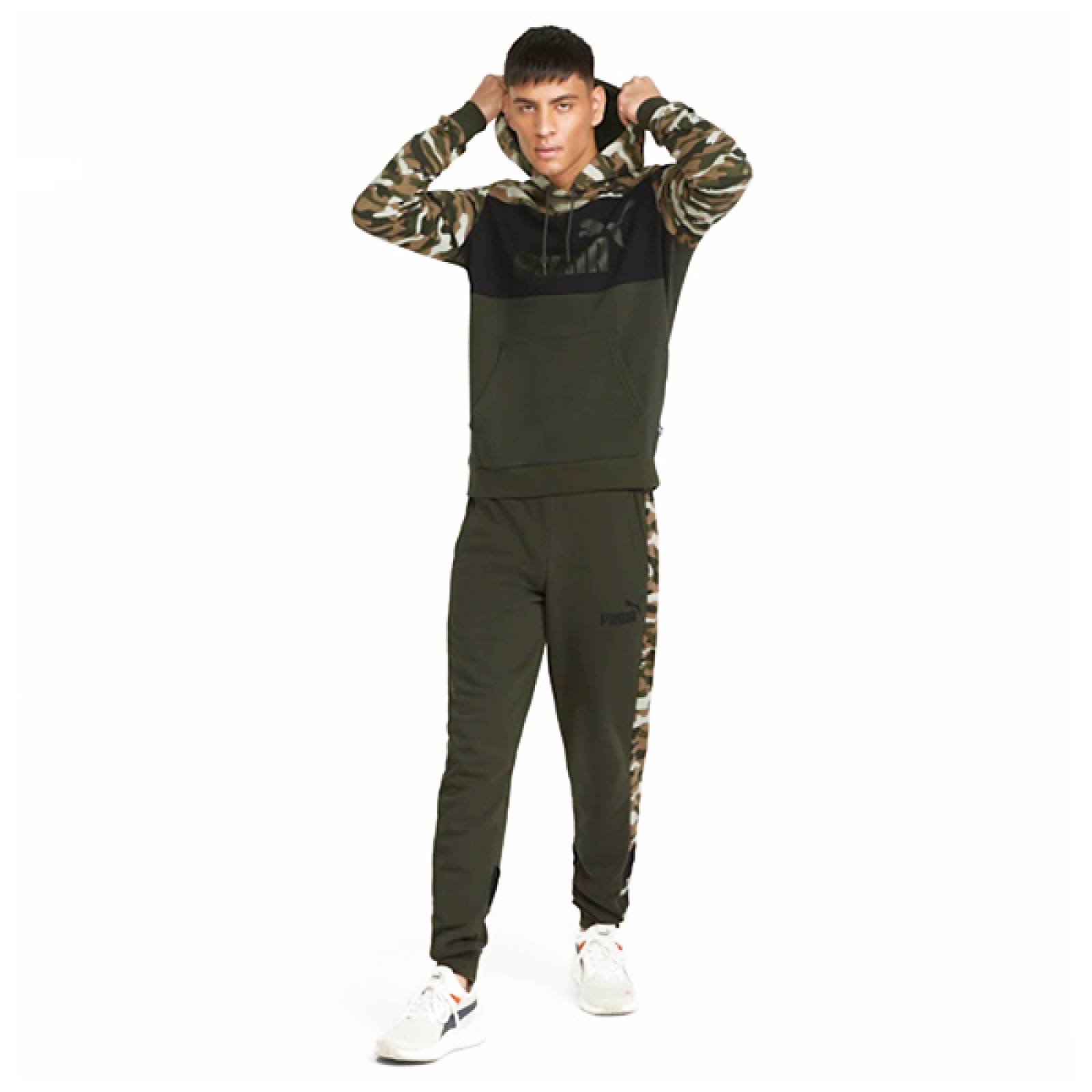 Sudadera Puma Caballero Essentials Camo Tr