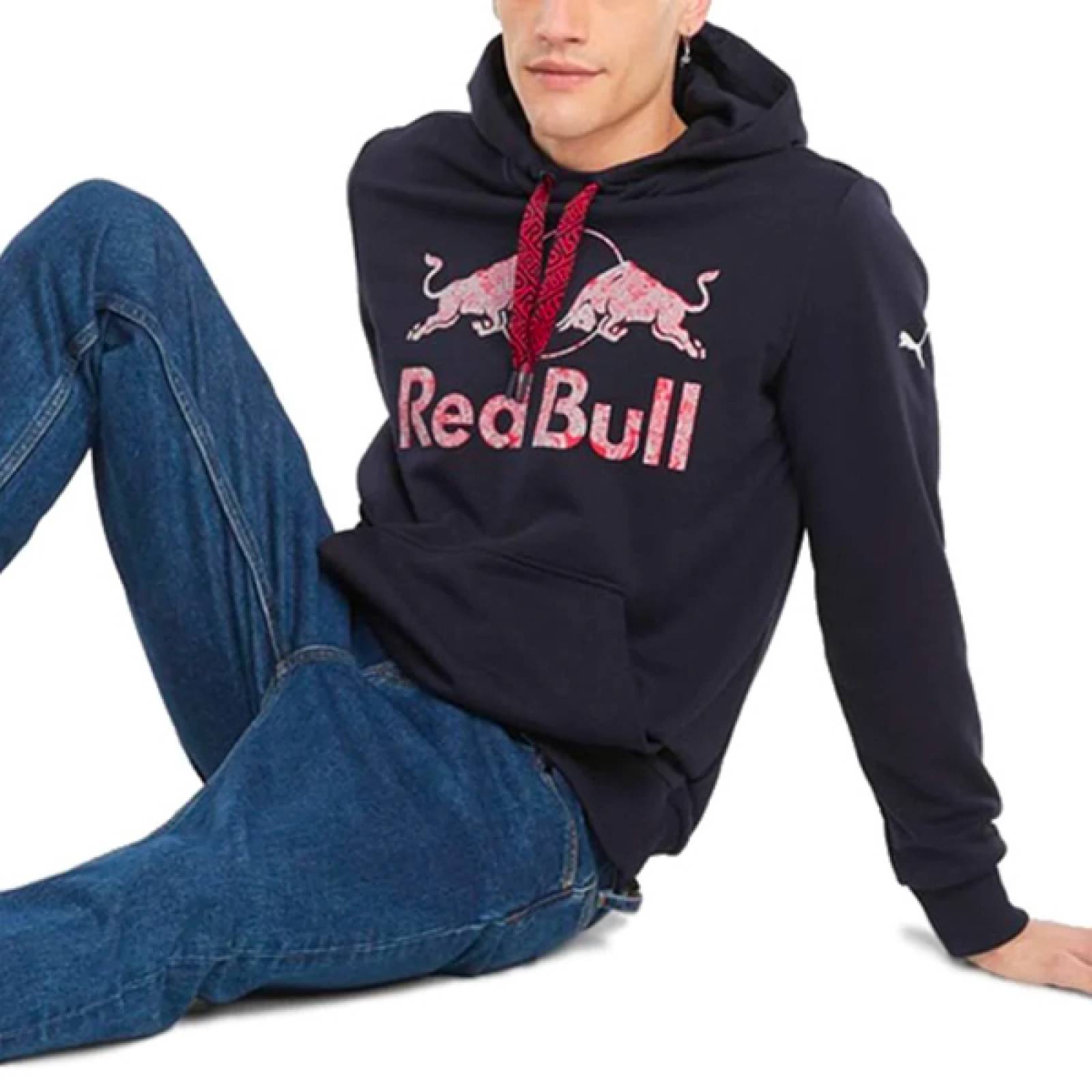 Sudadera Puma Red Bull Racing Double Bull Hoodie Hombre 763199 01
