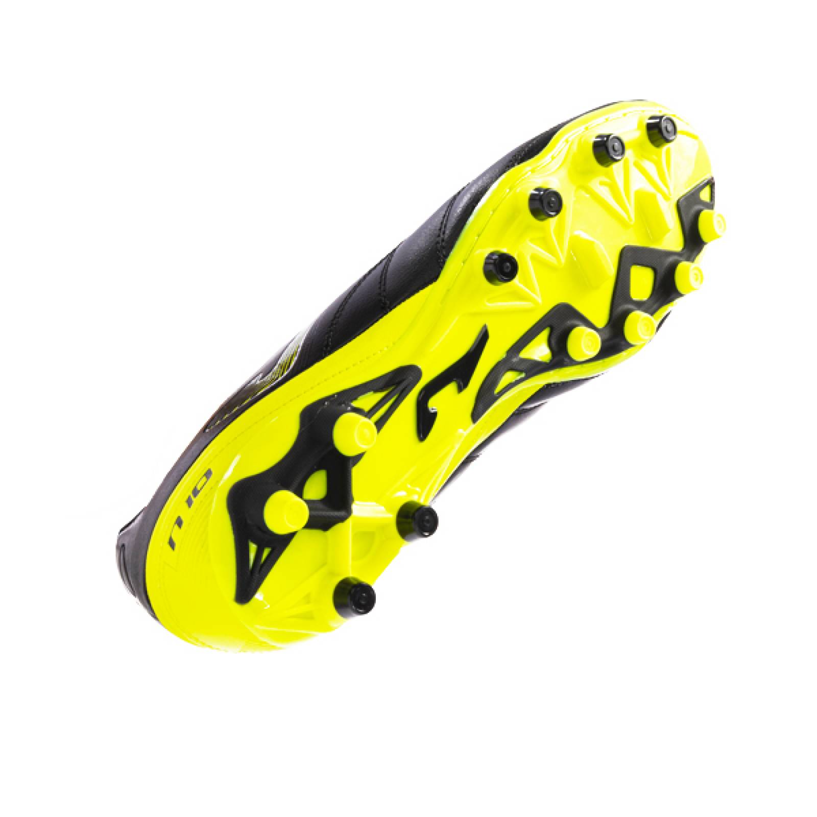 Tenis Futbol Tachos Joma N-10 2331 Terreno Firma FG Negro/Flúor .