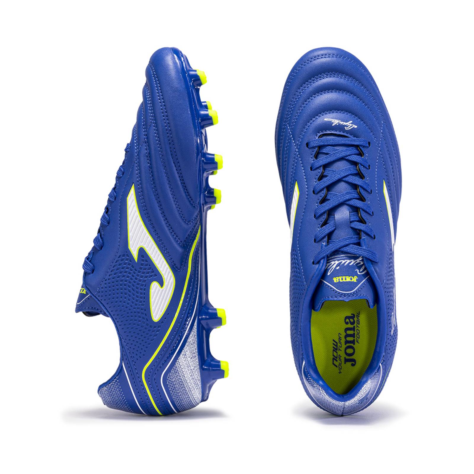 Tenis Joma Futbol Tachos Aguila 2304 Terreno Firme FG Royal.