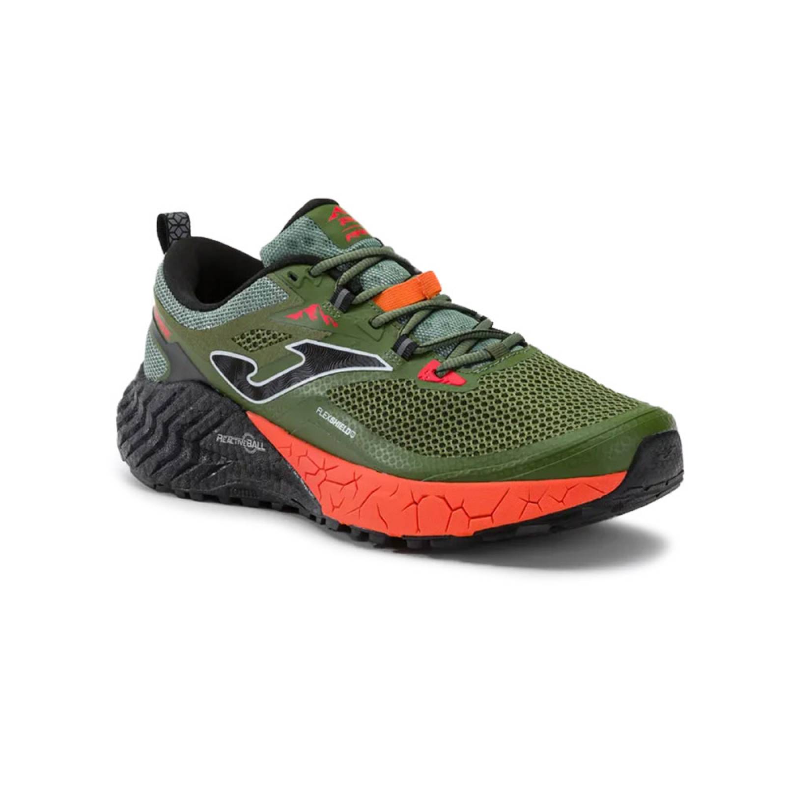 Tenis Joma Trail Running Rase 2323 Hombre Caqui.