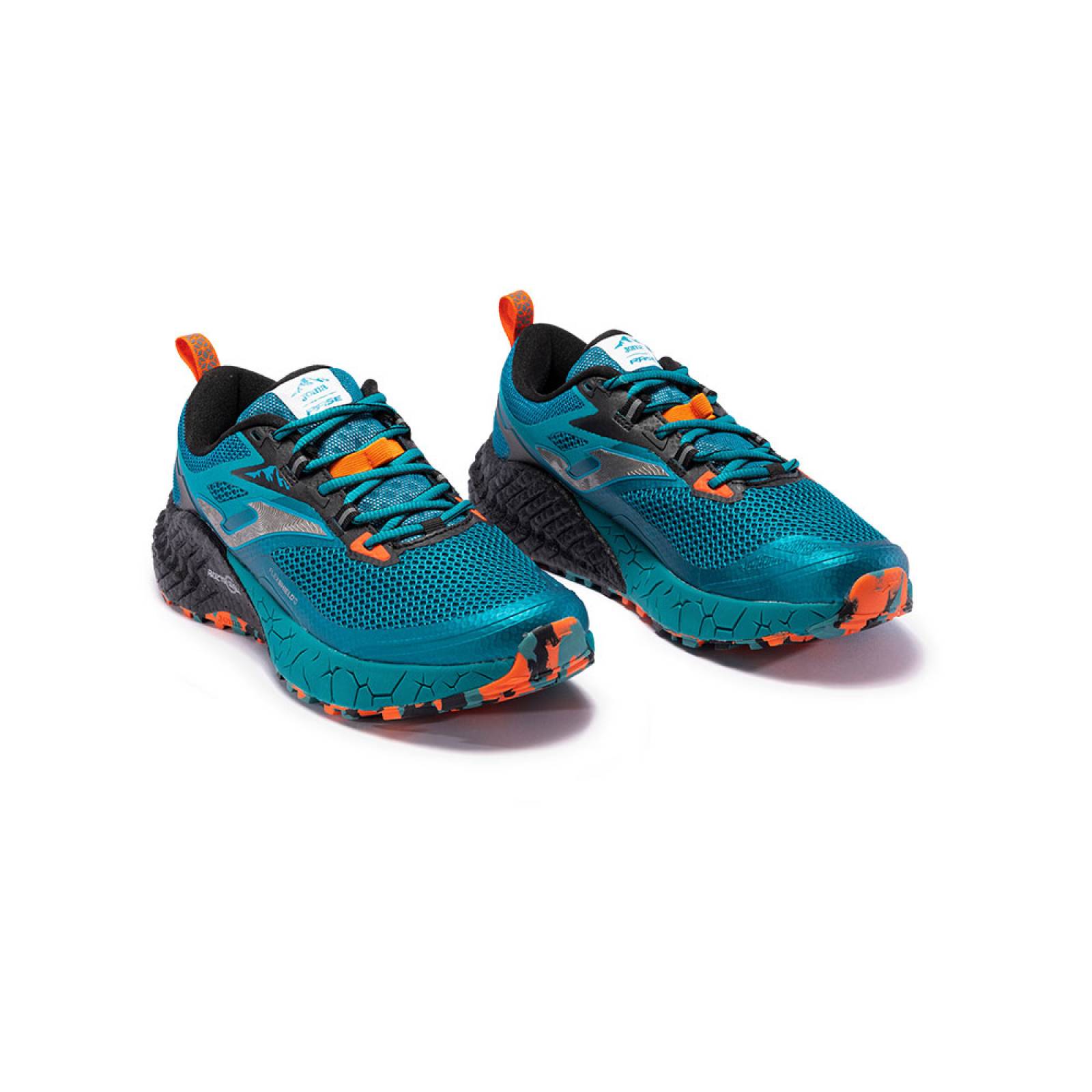 Tenis Joma Trail Running Rase 2317 Hombre Azul petroleo.