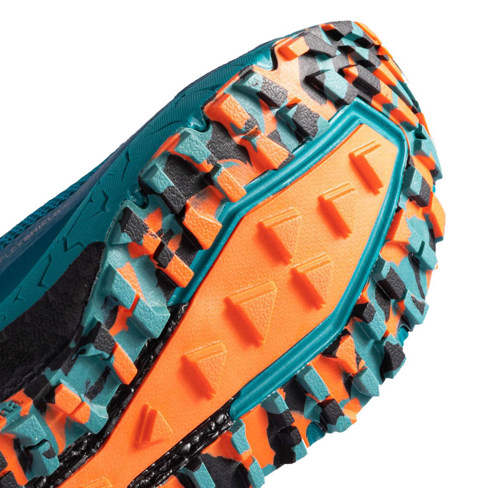 Tenis Joma Trail Running Rase 2317 Hombre Azul petroleo.