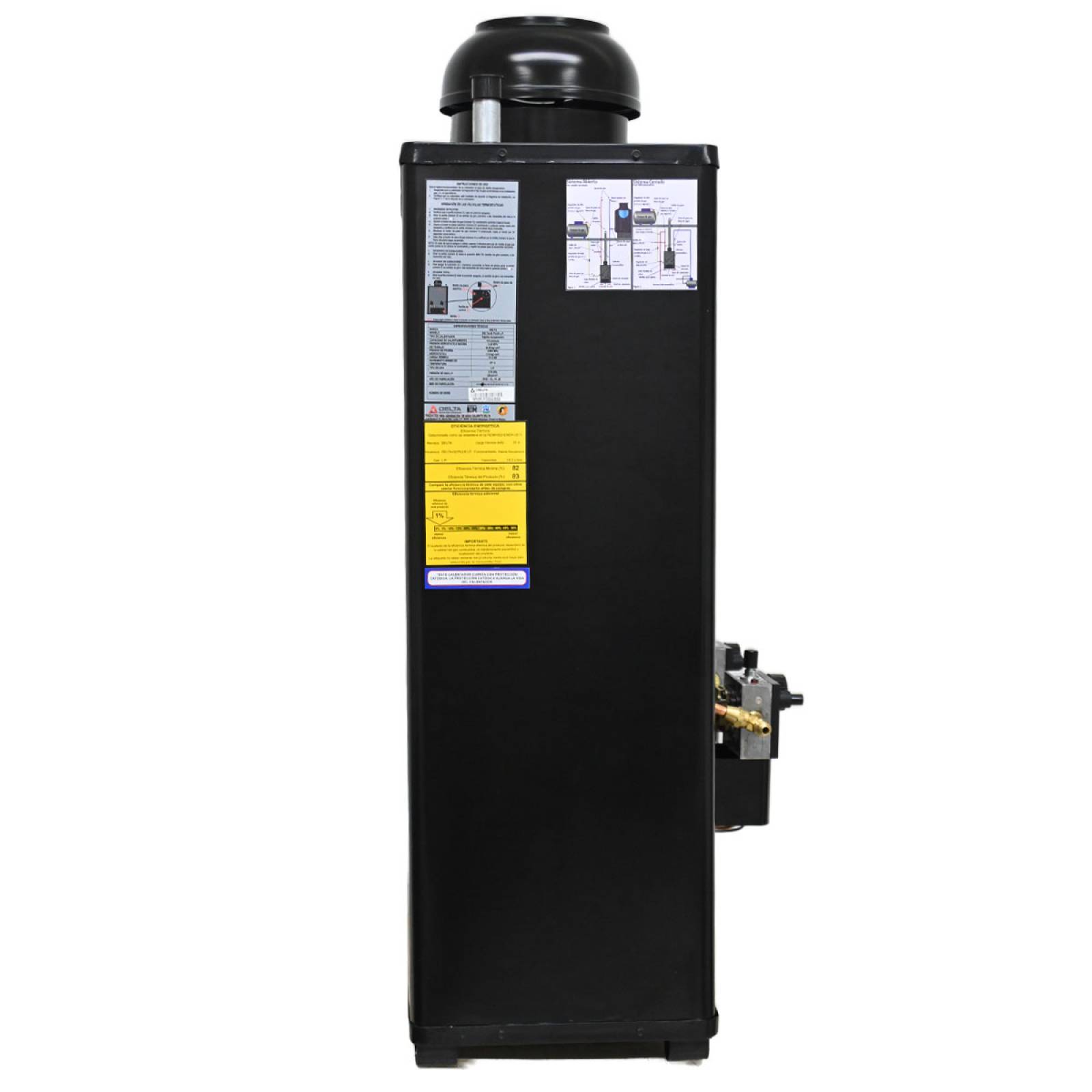 Calentador de Paso Delta 02 Plus 18 Litros por Minuto Gas LP
