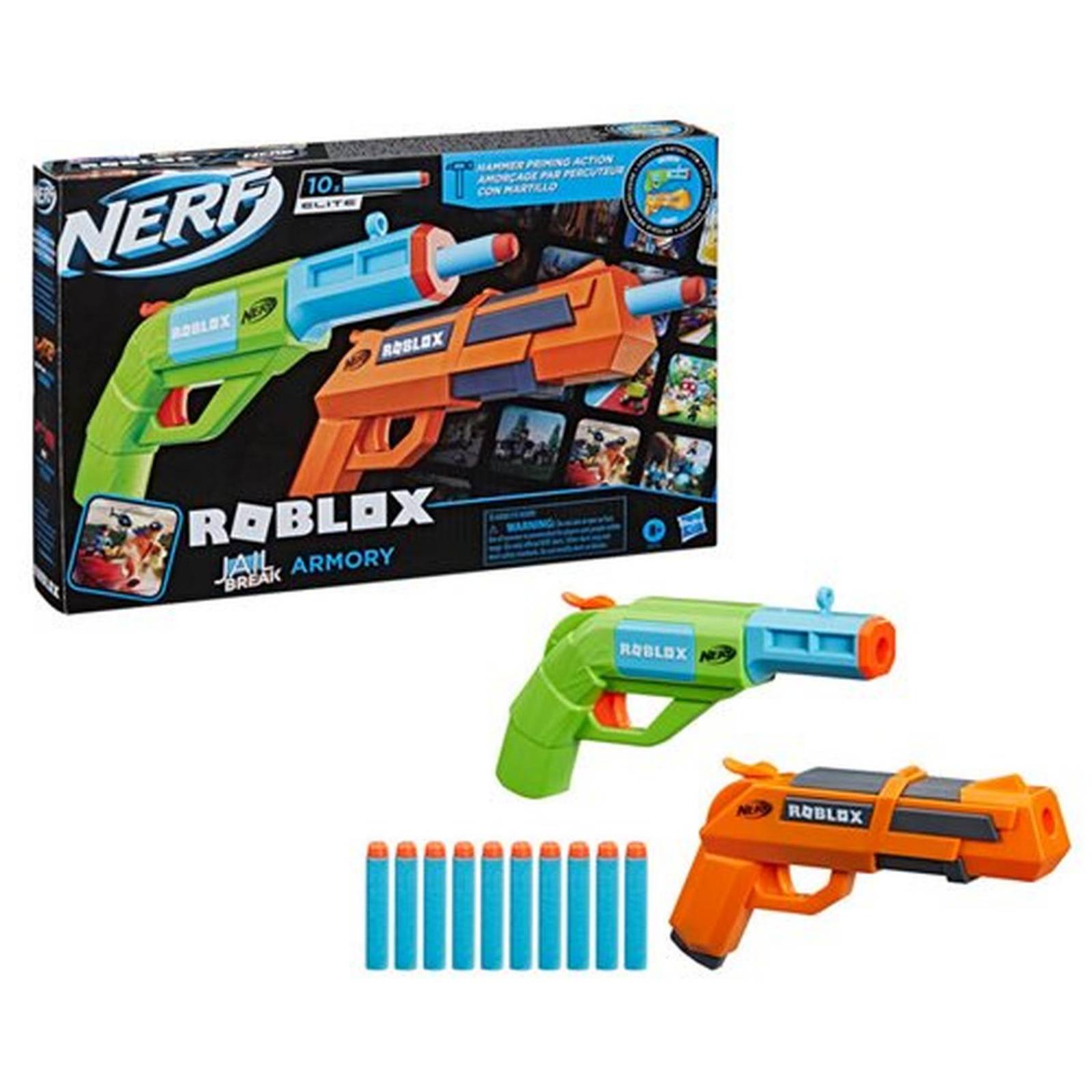 Nerf: Roblox - Jail Break Armory Lanzador De Dardos 