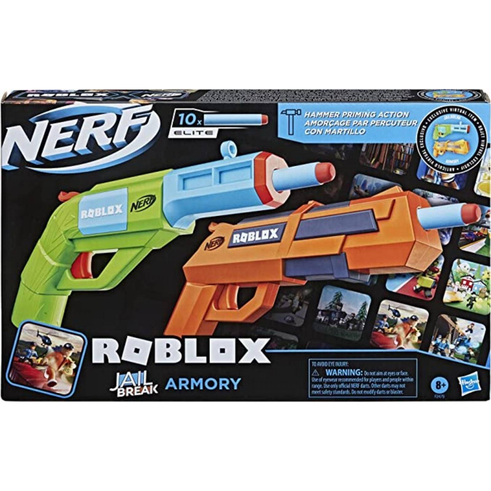 Nerf: Roblox - Jail Break Armory Lanzador De Dardos 
