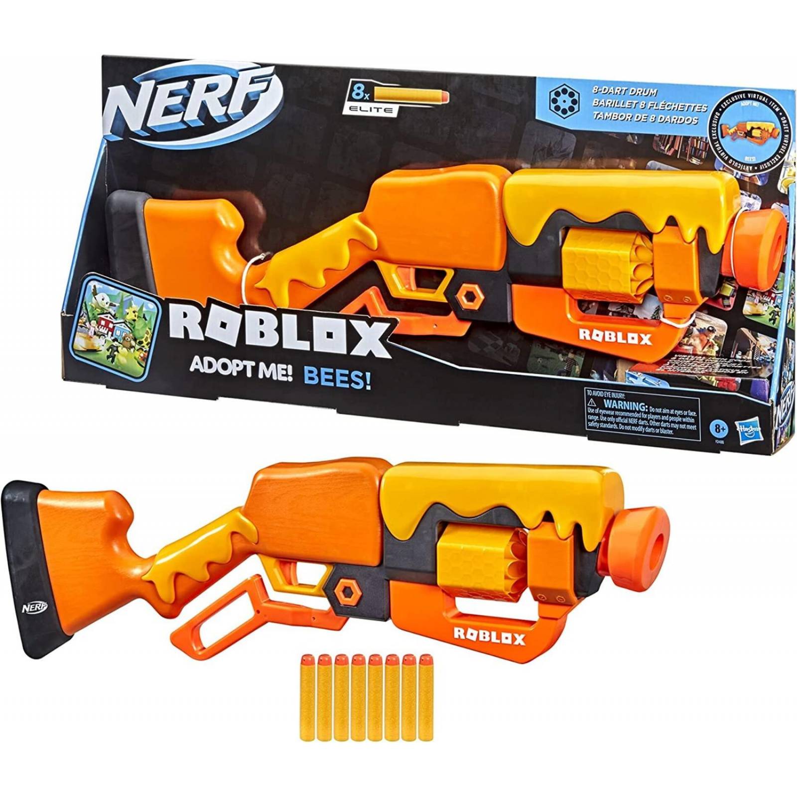 Nerf: Roblox - Escopeta Adopt Me Bees Lanzador De Dardos