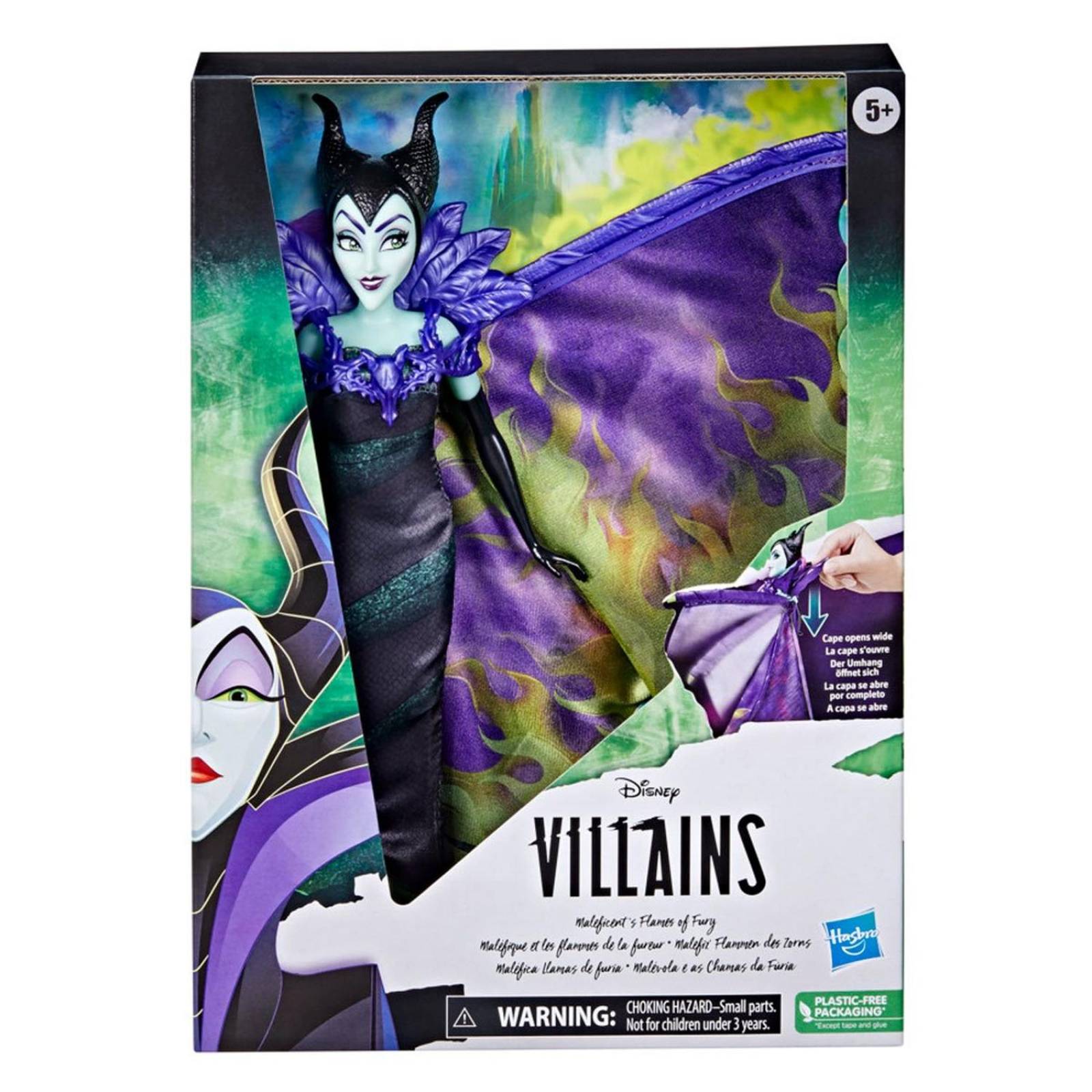 Disney Princess Villains: Villanas - Malefica Llamas De La Furia Muñeca