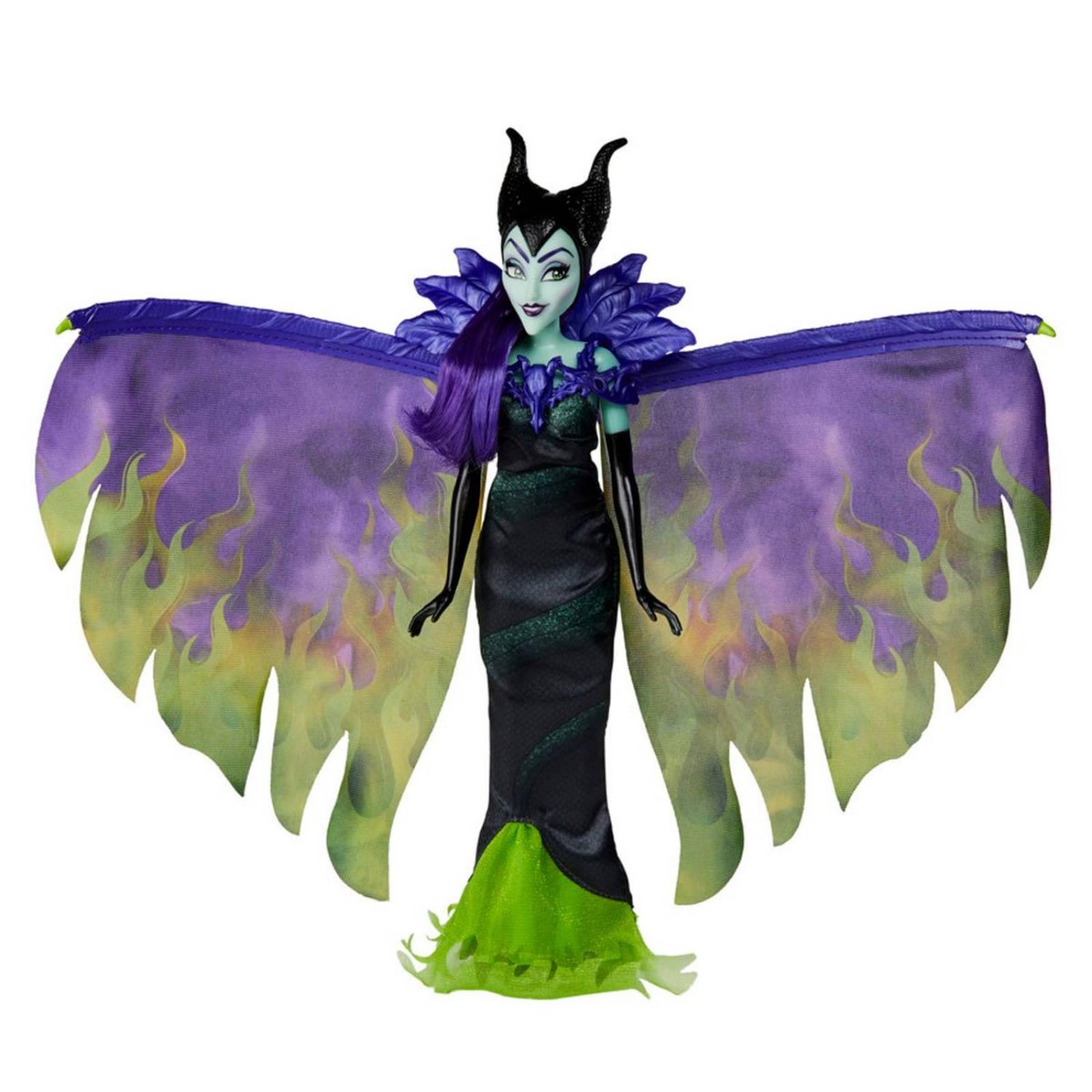 Disney Princess Villains: Villanas - Malefica Llamas De La Furia Muñeca
