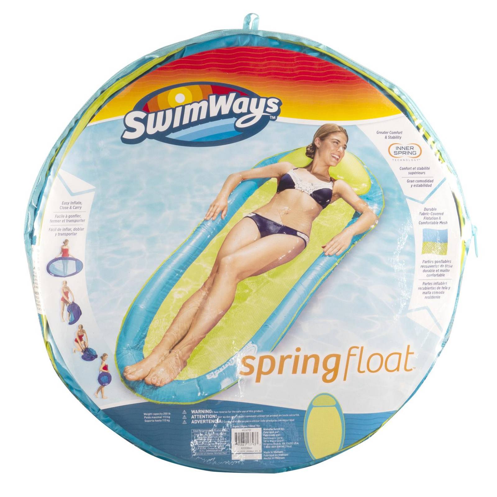 Swimways: Swimways Spring Float Silla - Verde 