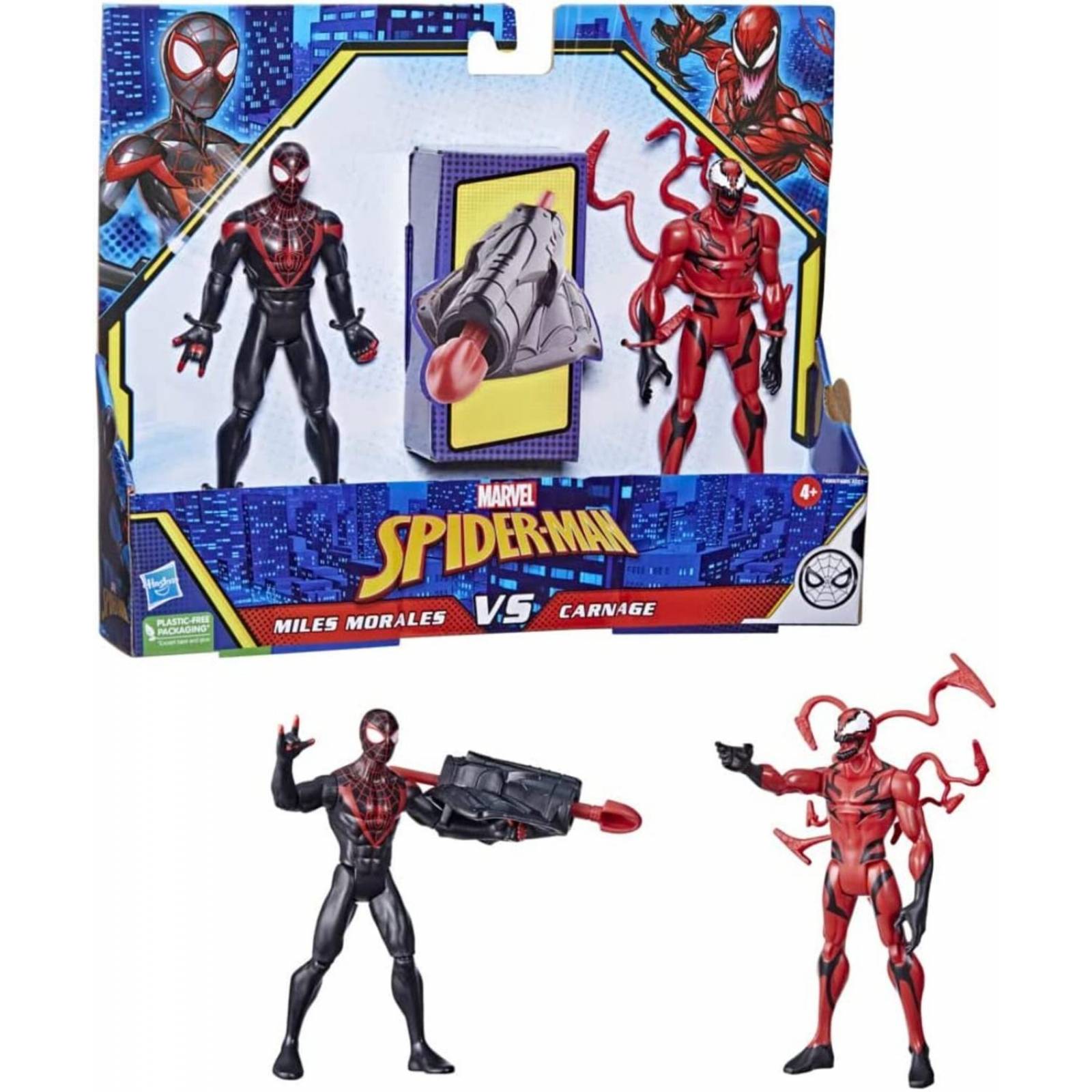 Marvel Spider Man : Miles Morales Vs Carnage 2 Pack