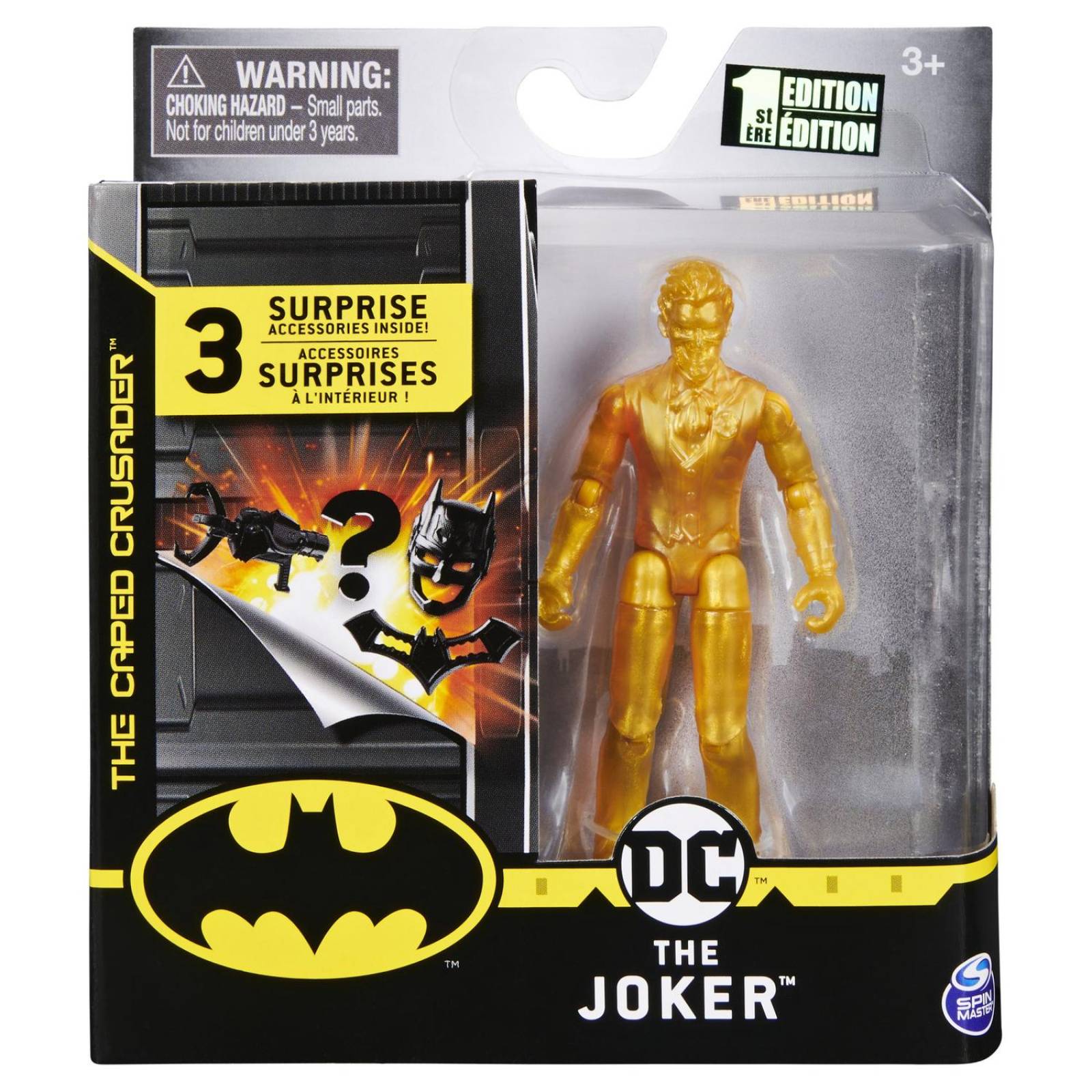 Batman: Batman - Joker Dorado Figura de Accion 10 cm 