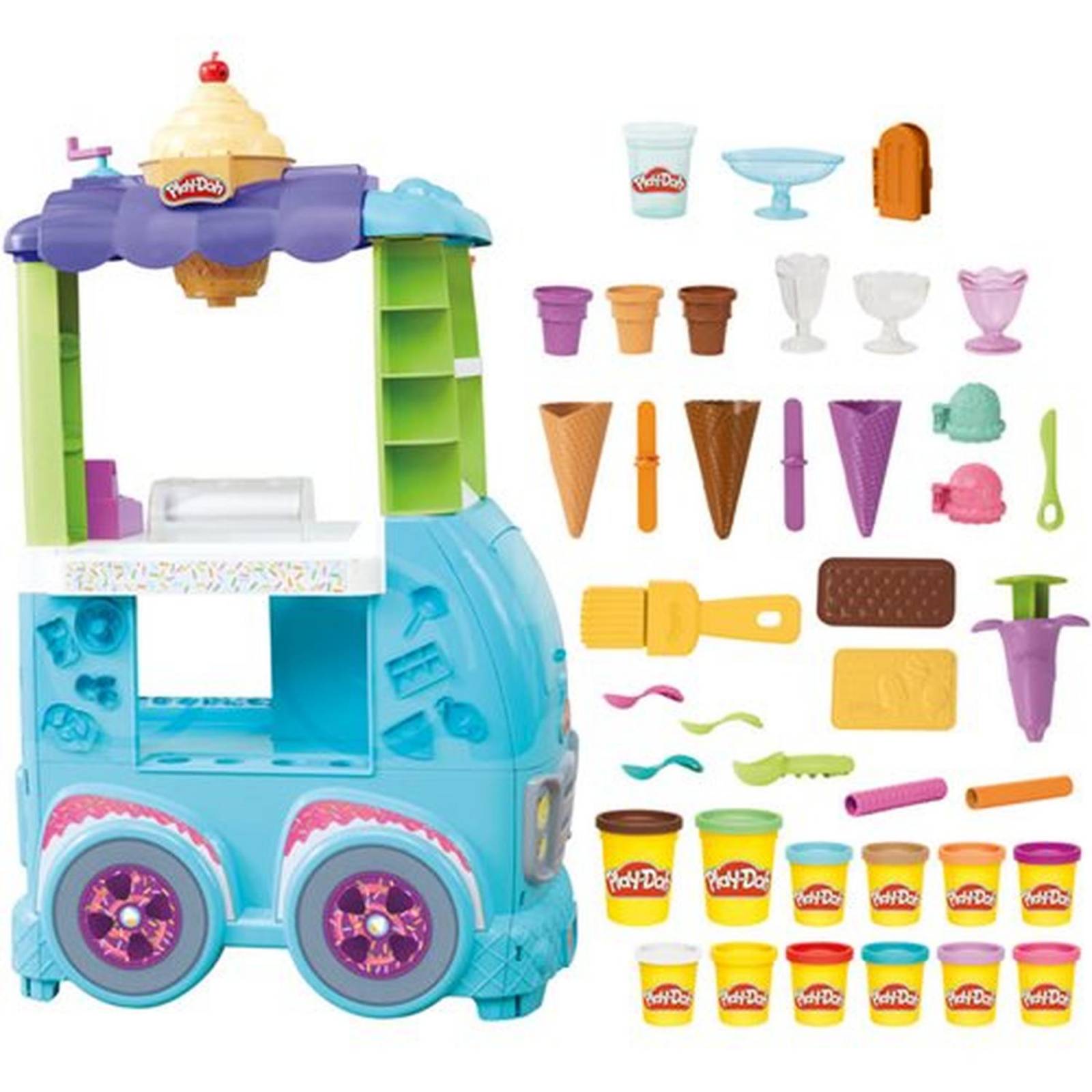 Play Doh Kitchen Creations: Set Ultimate Camion De Helados 