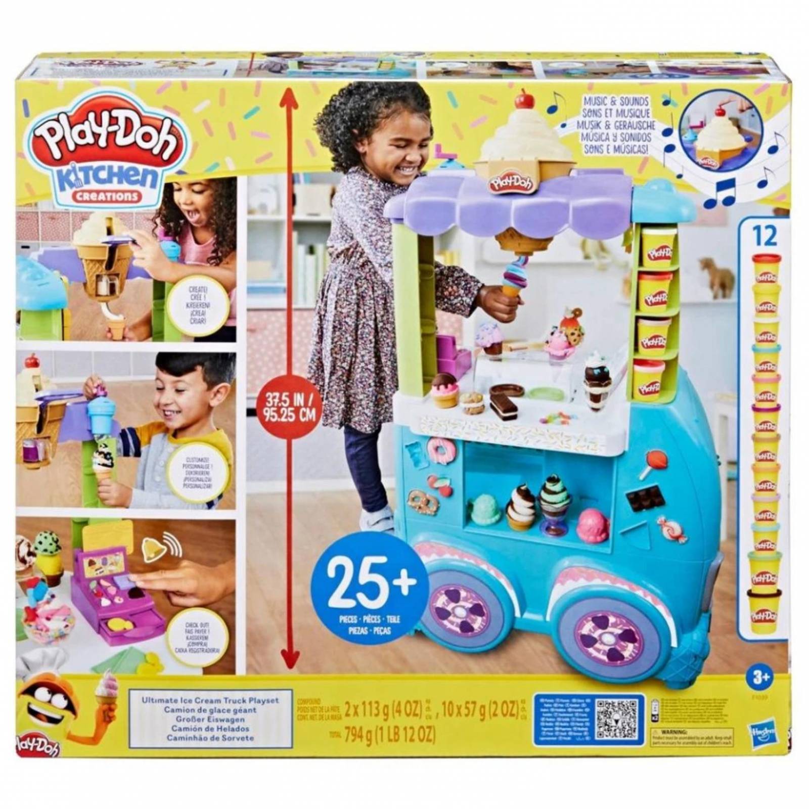 Play Doh Kitchen Creations: Set Ultimate Camion De Helados 