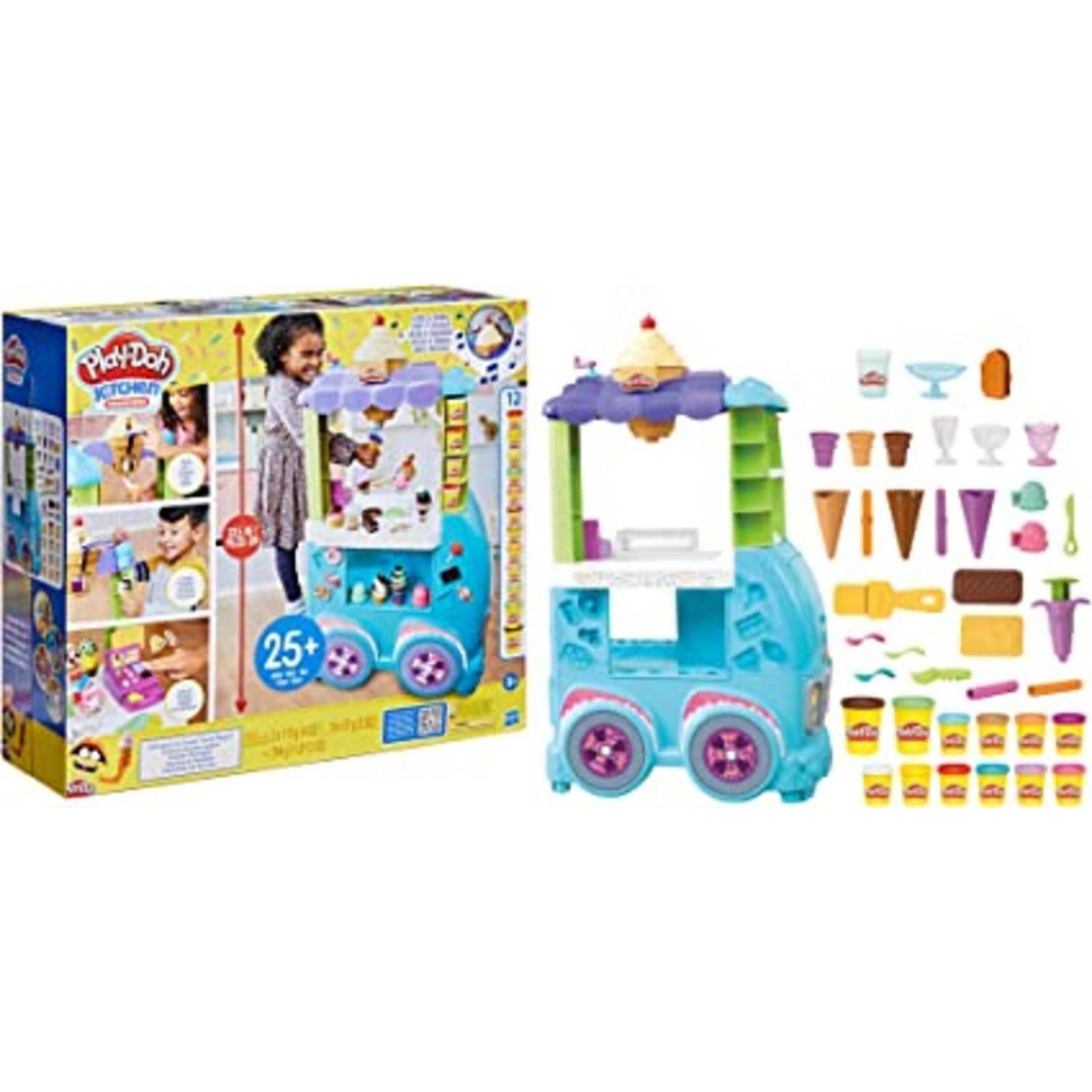 Play Doh Kitchen Creations: Set Ultimate Camion De Helados 