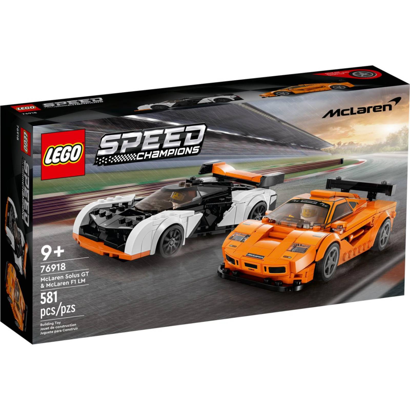 LEGO Speed Champions McLaren Solus GT y McLaren F1 LM 76918
