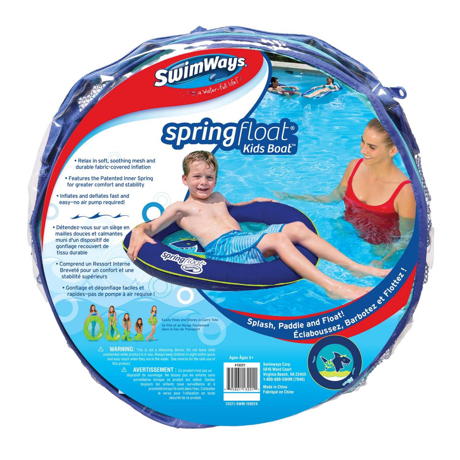 Swimways: Swimways Spring Float Bote - Tiburon 