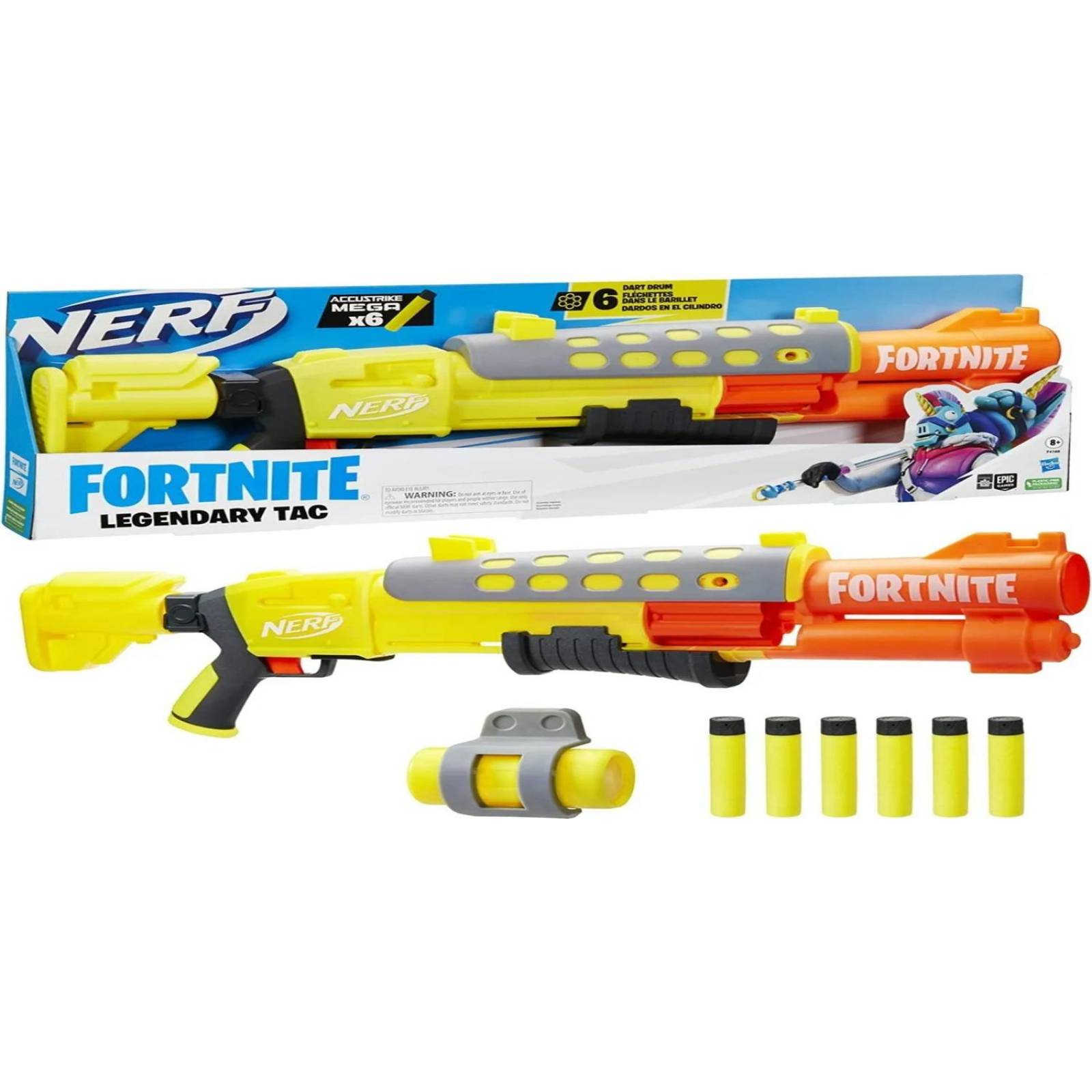 Nerf Fortnite: Legendary Tac Lanzador De Dardos 
