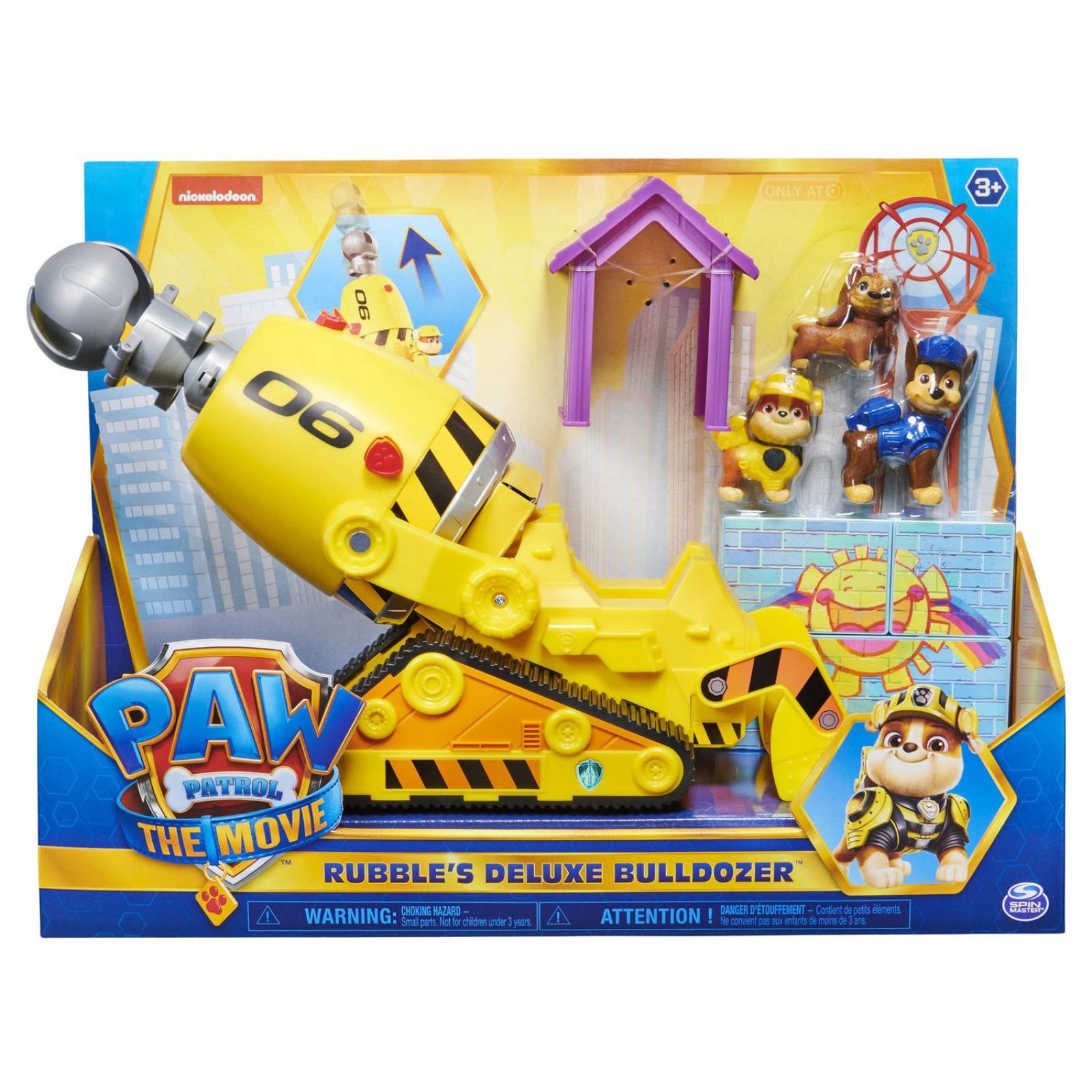 Paw Patrol: Paw Patrol Vehiculo - Rubble Deluxe 