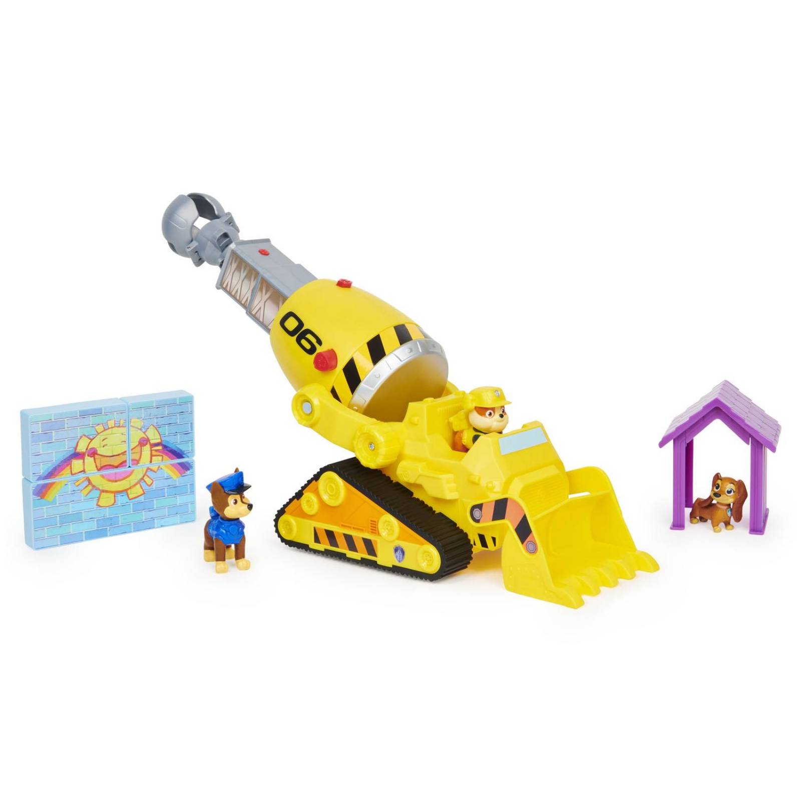 Paw Patrol: Paw Patrol Vehiculo - Rubble Deluxe 