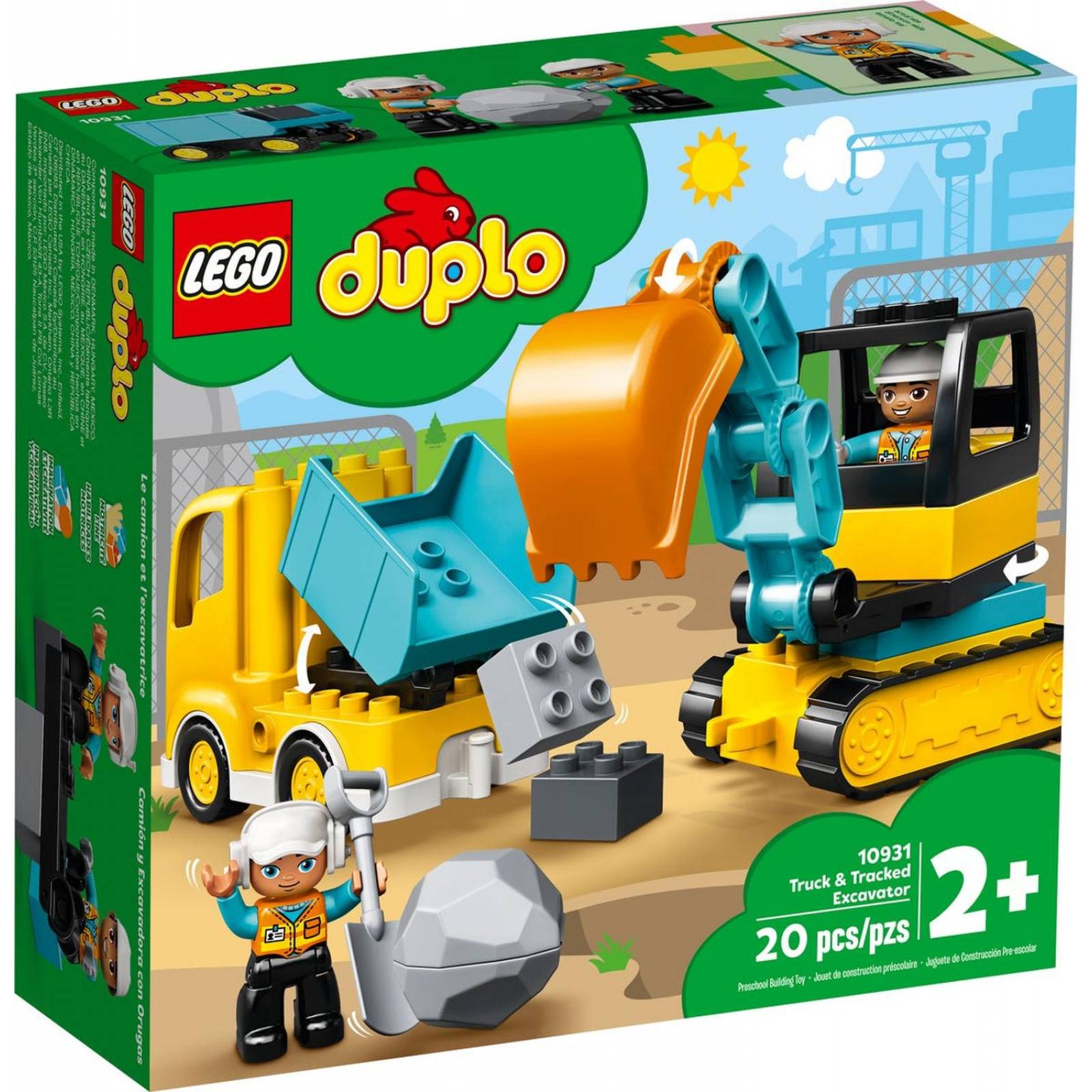 LEGO Duplo Camion y Excavadora con Orugas 10931 