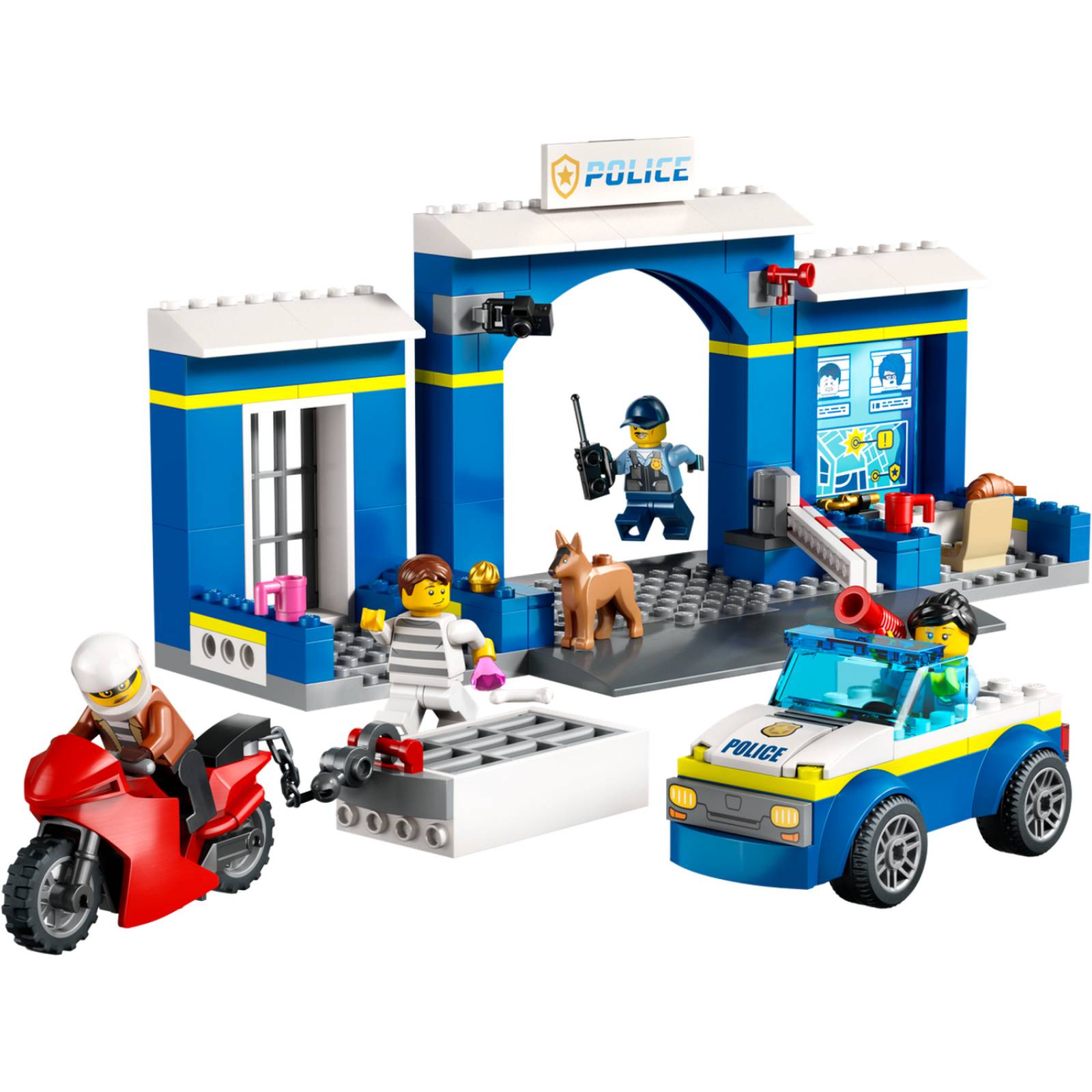 LEGO City Persecucion en la Comisaria de Policia 60370 