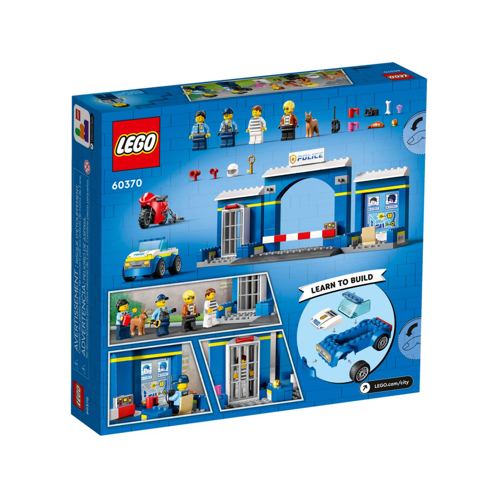 LEGO City Persecucion en la Comisaria de Policia 60370 