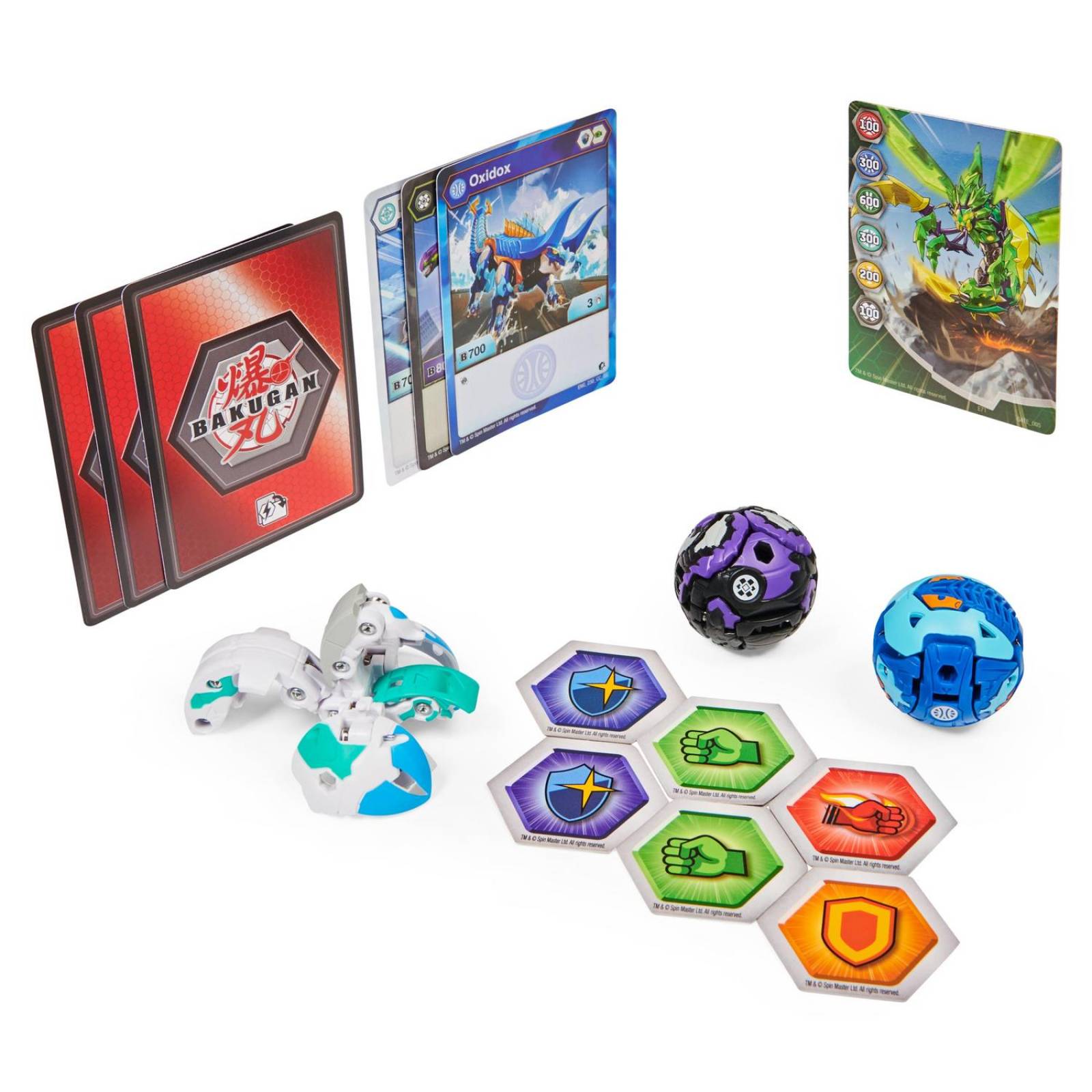 Bakugan: Bakugan Geogan Rising Starterpack - Pincitaur Ultra, Viloch, Oxidox 