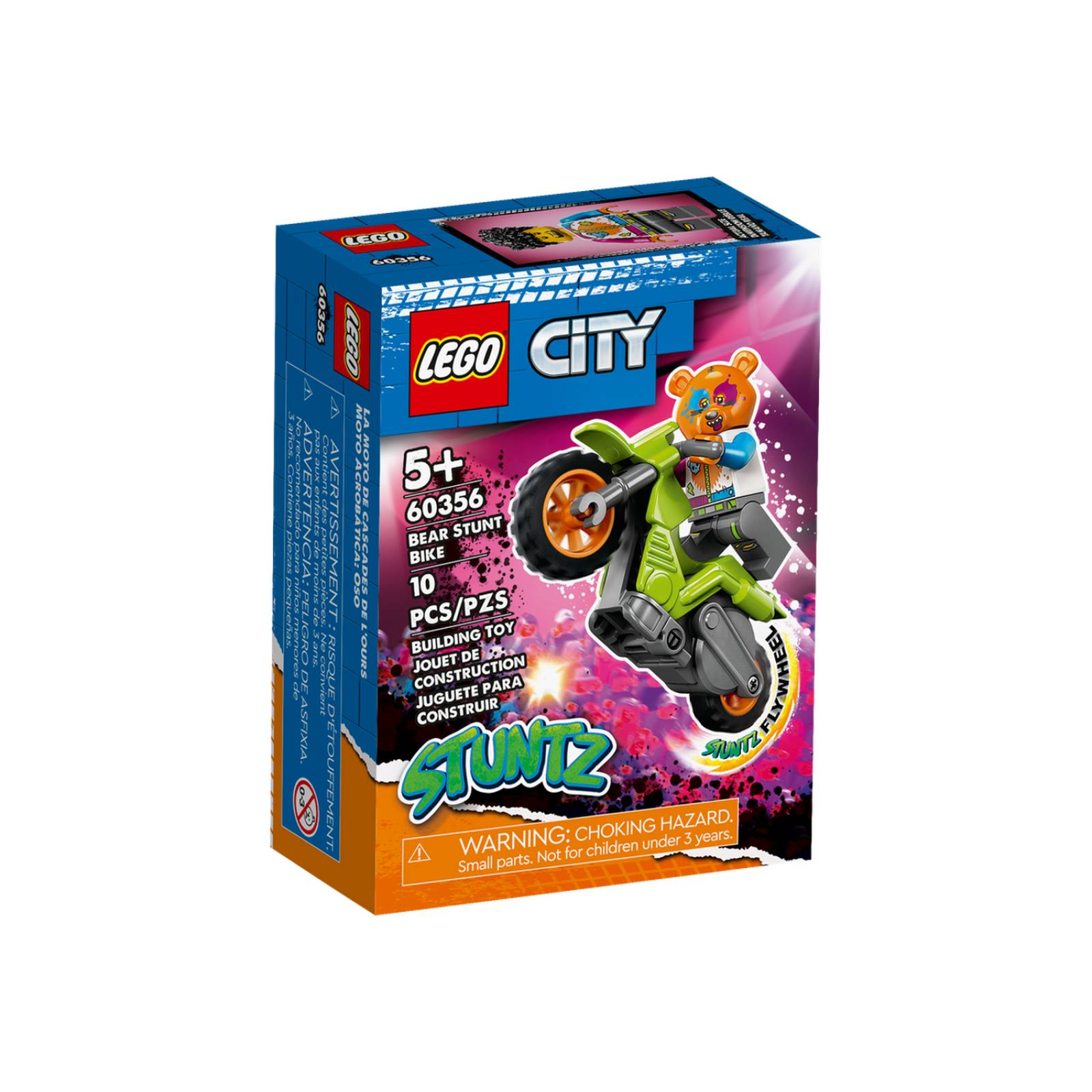 LEGO City Stuntz Moto Acrobatica Oso 60356 