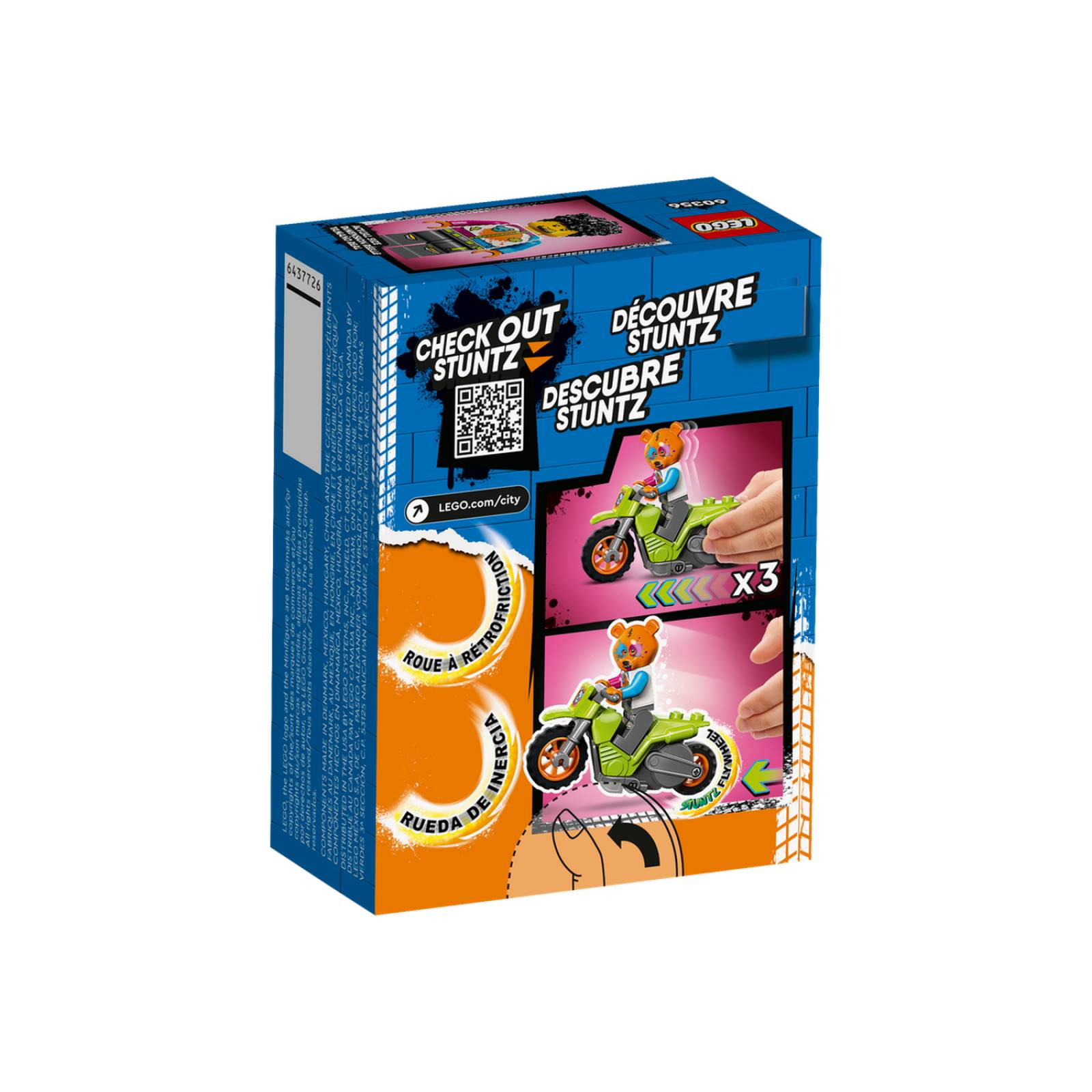 LEGO City Stuntz Moto Acrobatica Oso 60356 