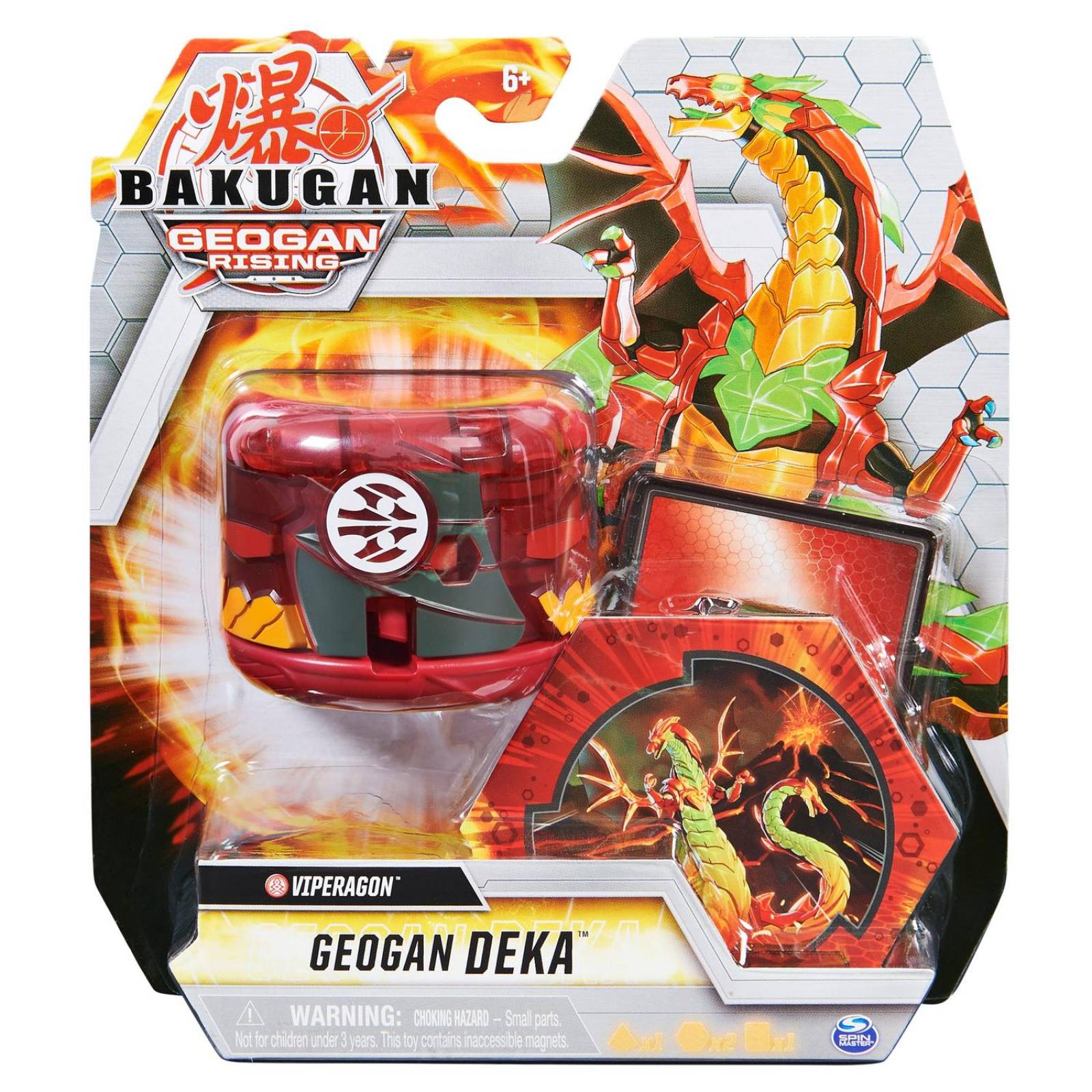 Bakugan: Bakugan Geogan Rising Deka - Viperagon Rojo 