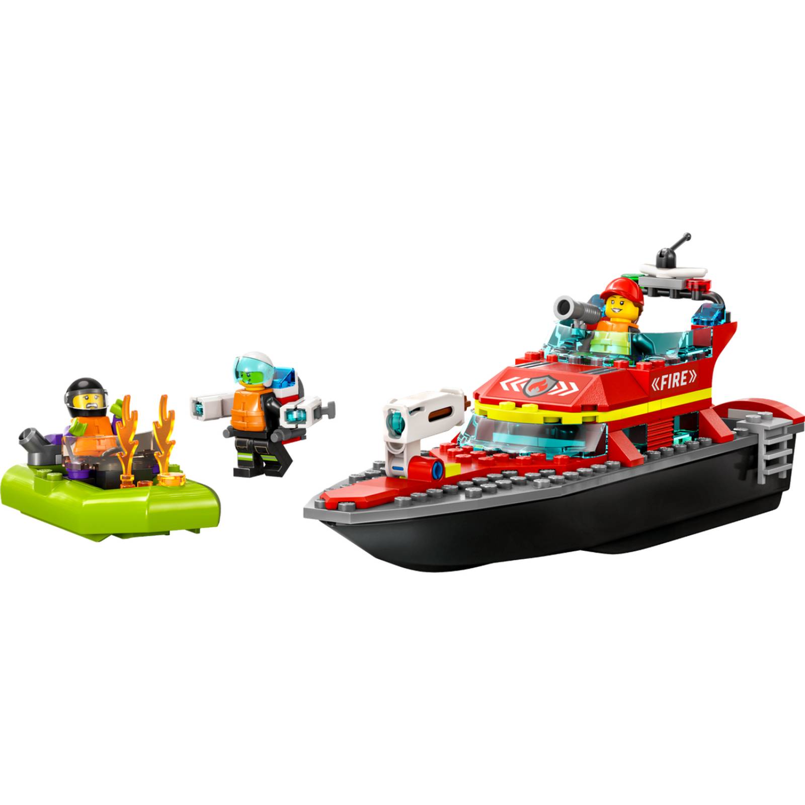 LEGO City Lancha de Rescate de Bomberos 60373 