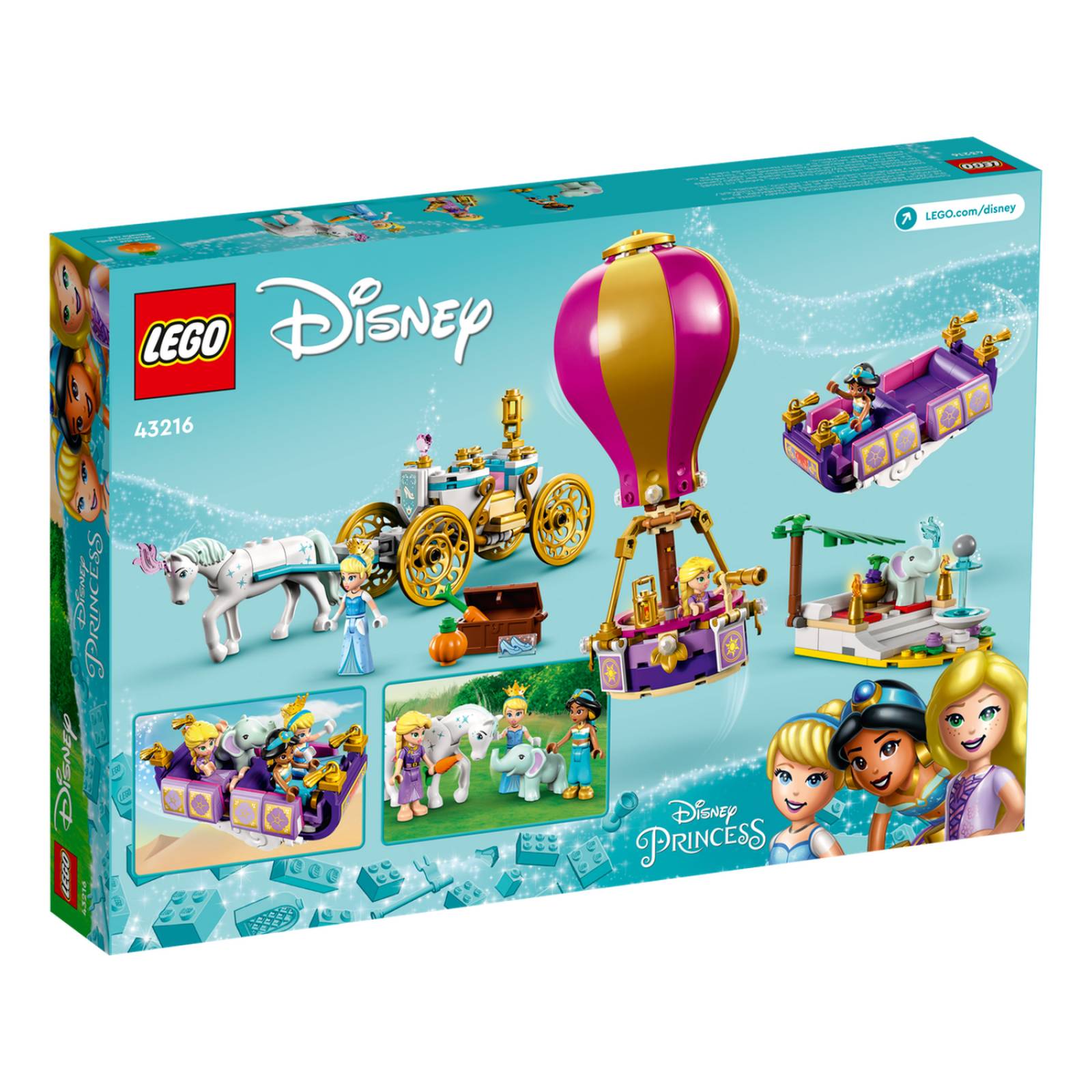 LEGO Disney Princess Viaje Encantado de las Princesas 43216 