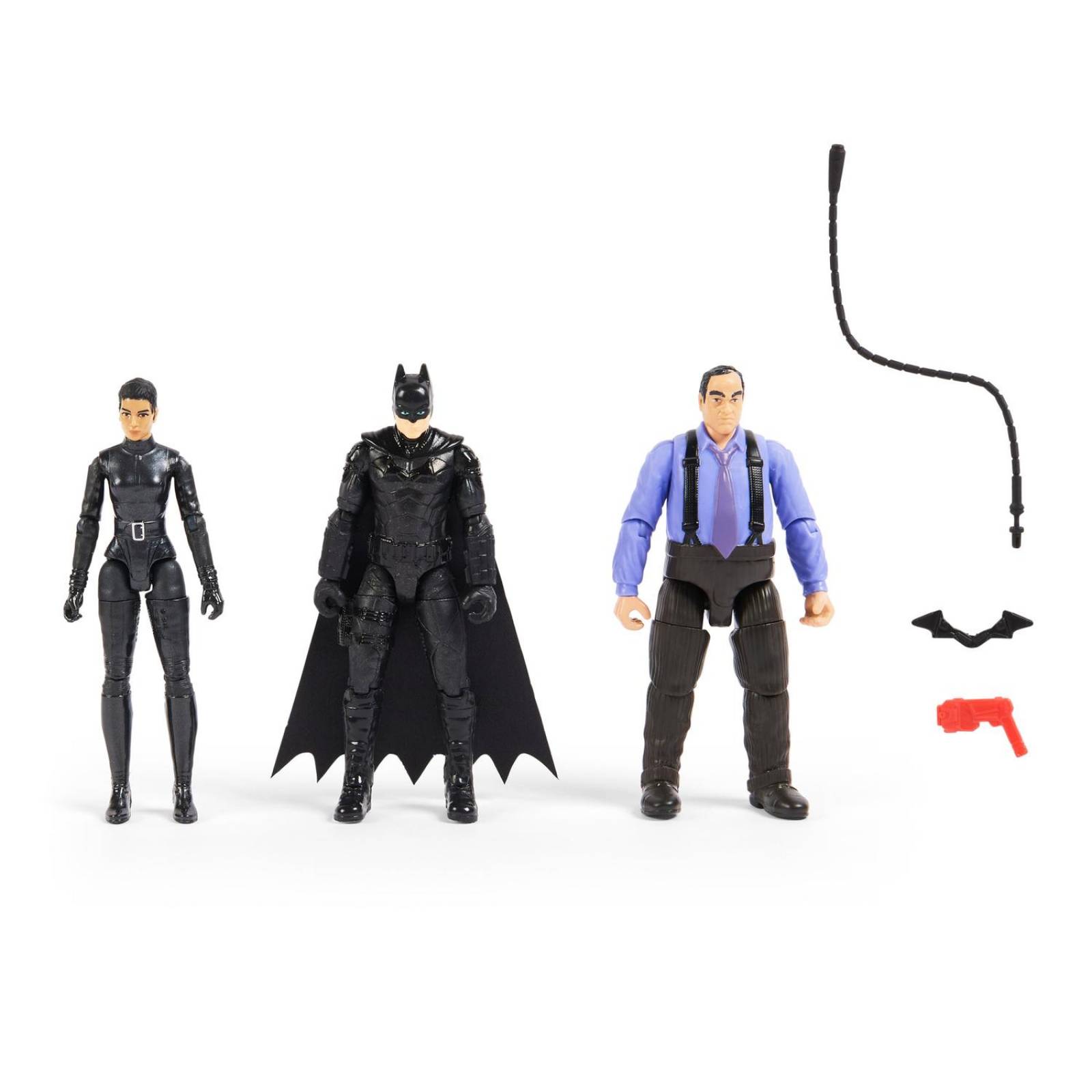 Batman Movie: Batman La Pelicula - Batman, Pinguino Y Selina Kyle 3 Pack 4 Pulgadas 