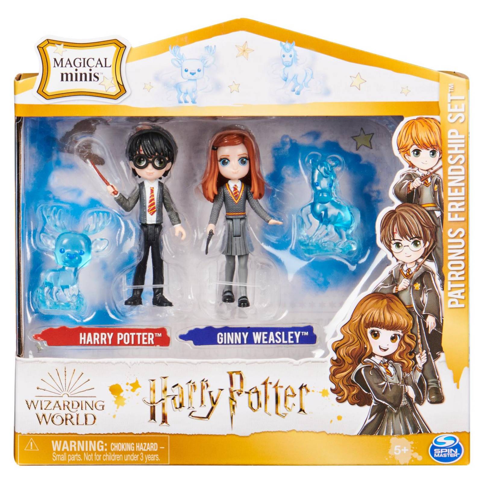Wizarding World: Harry Potter Magical Minis - Harry Y Ginny Con Patronus Mini Figuras 