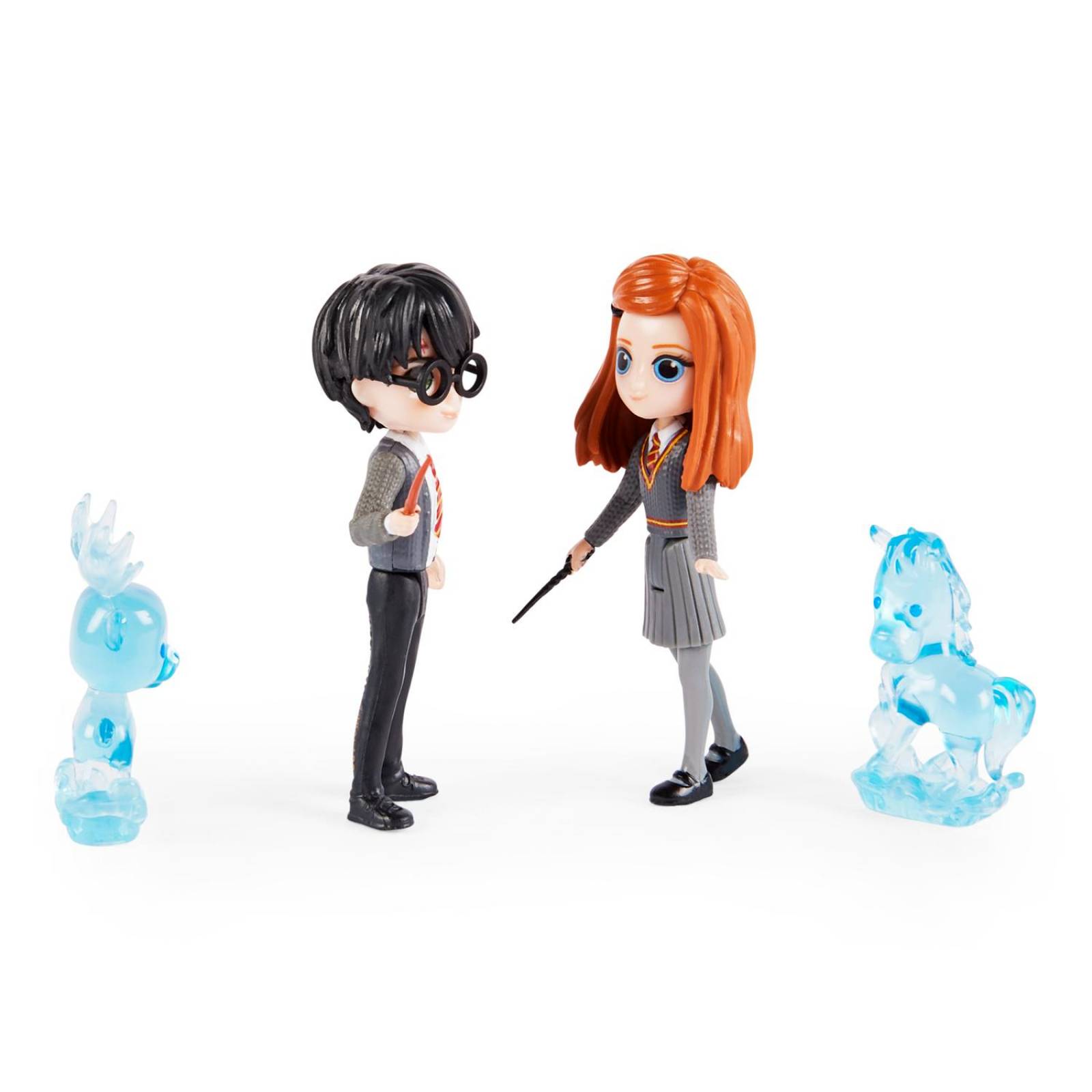 Wizarding World: Harry Potter Magical Minis - Harry Y Ginny Con Patronus Mini Figuras 