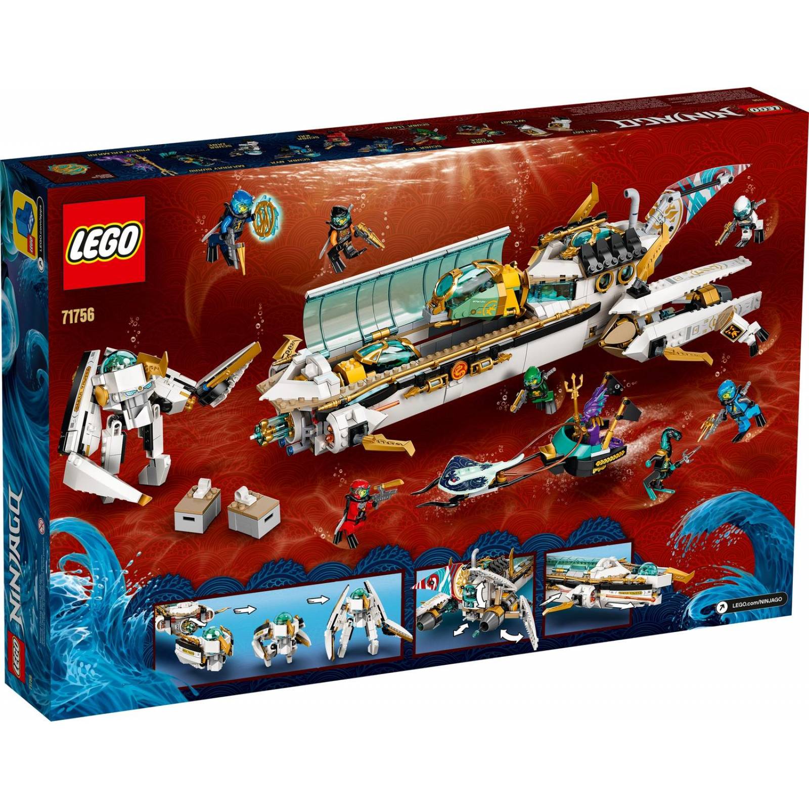 LEGO Ninjago Barco de Asalto Hidro 71756 