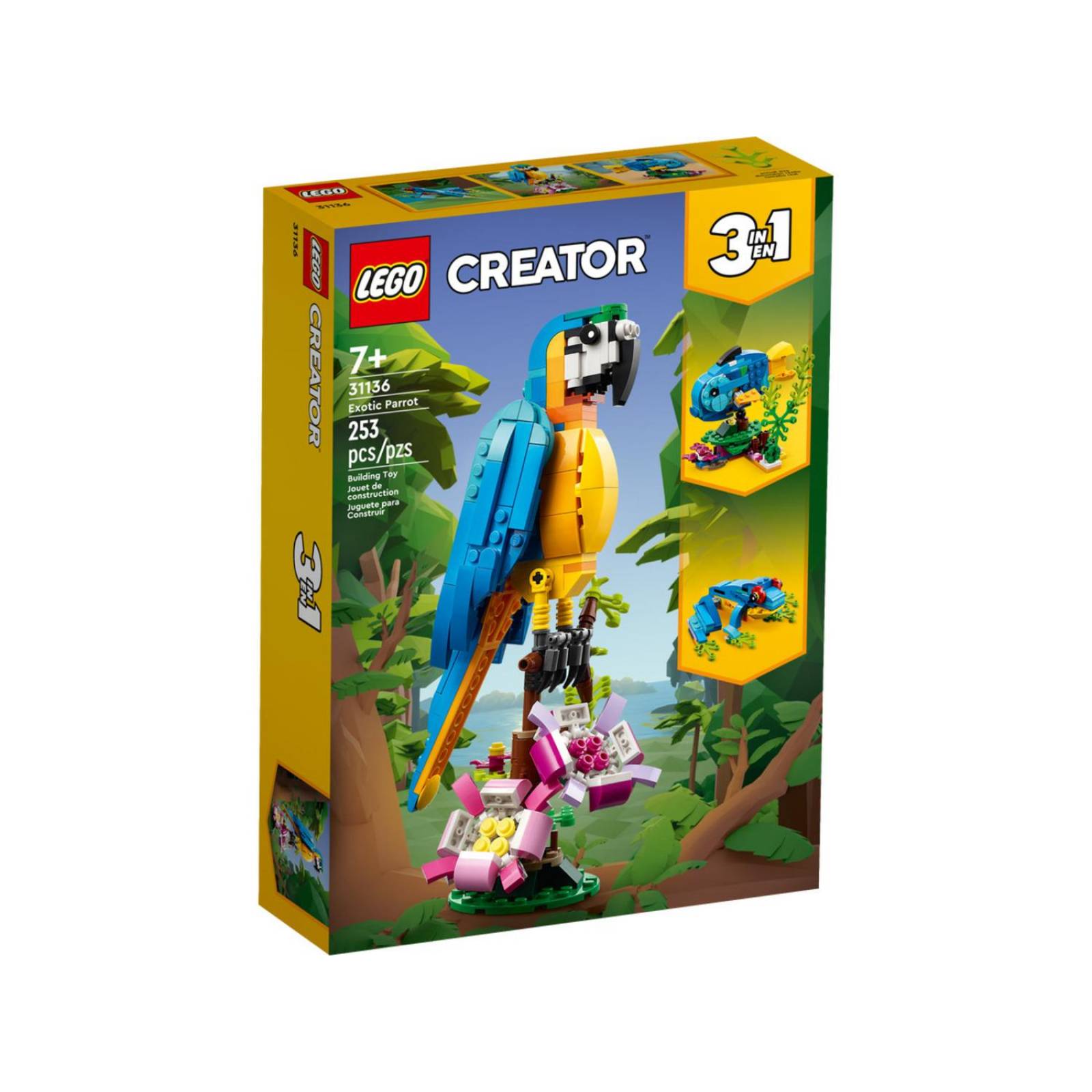 LEGO Creator 3 en 1 Loro Exotico 31136 