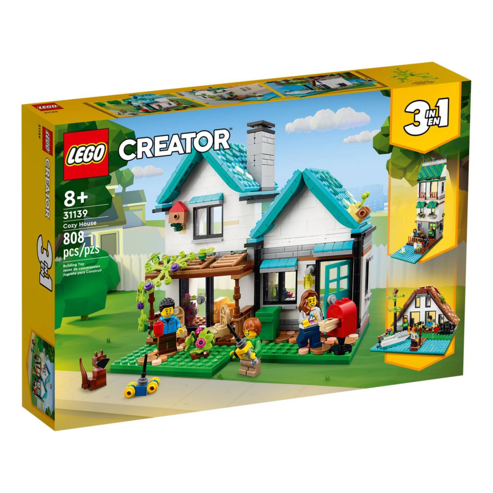 LEGO Creator 3 en 1 Casa Confortable 31139 