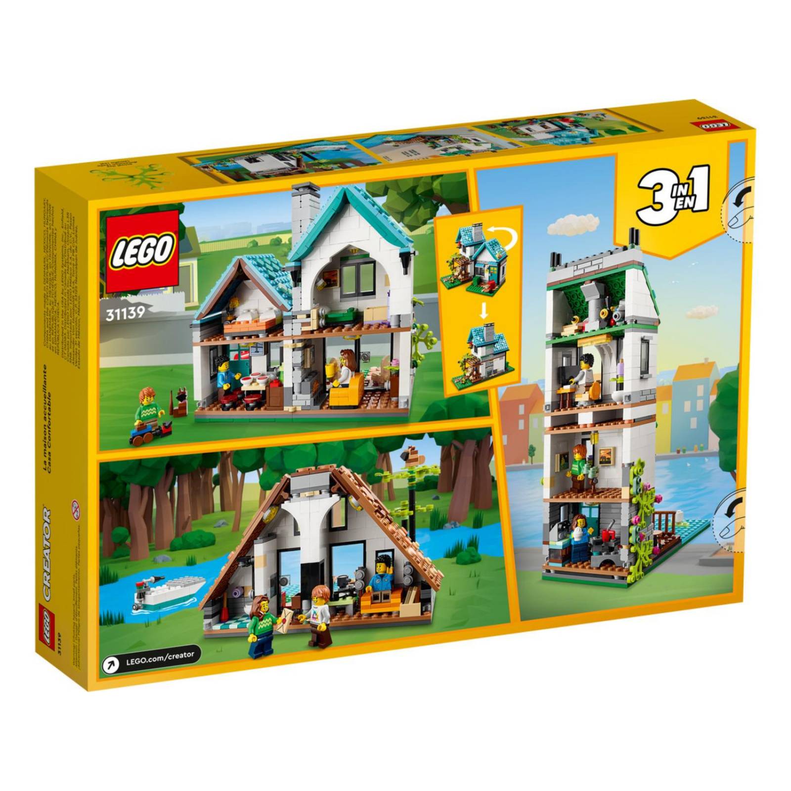 LEGO Creator 3 en 1 Casa Confortable 31139 